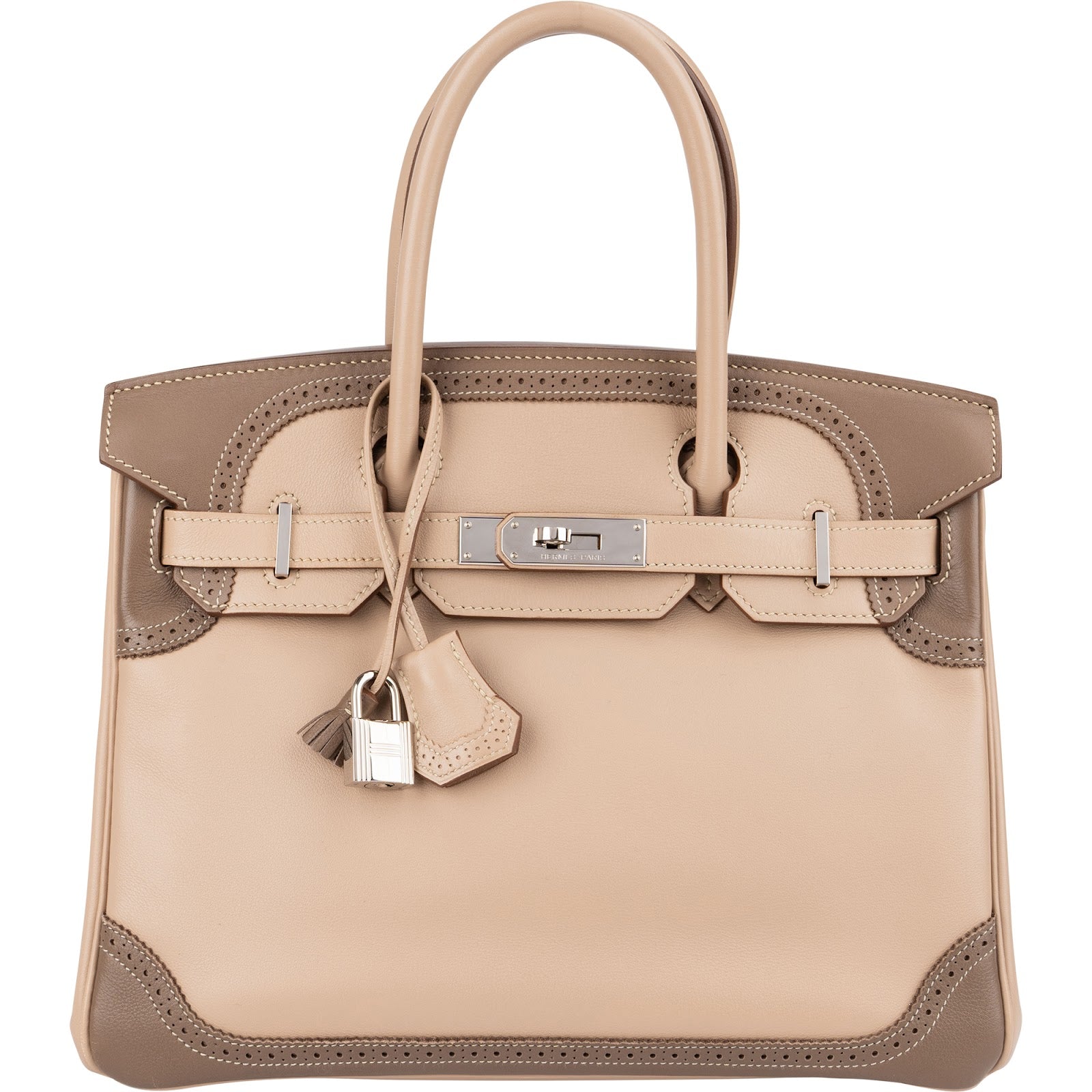 Hermès - Swift Palladium Birkin 30 Handtasche