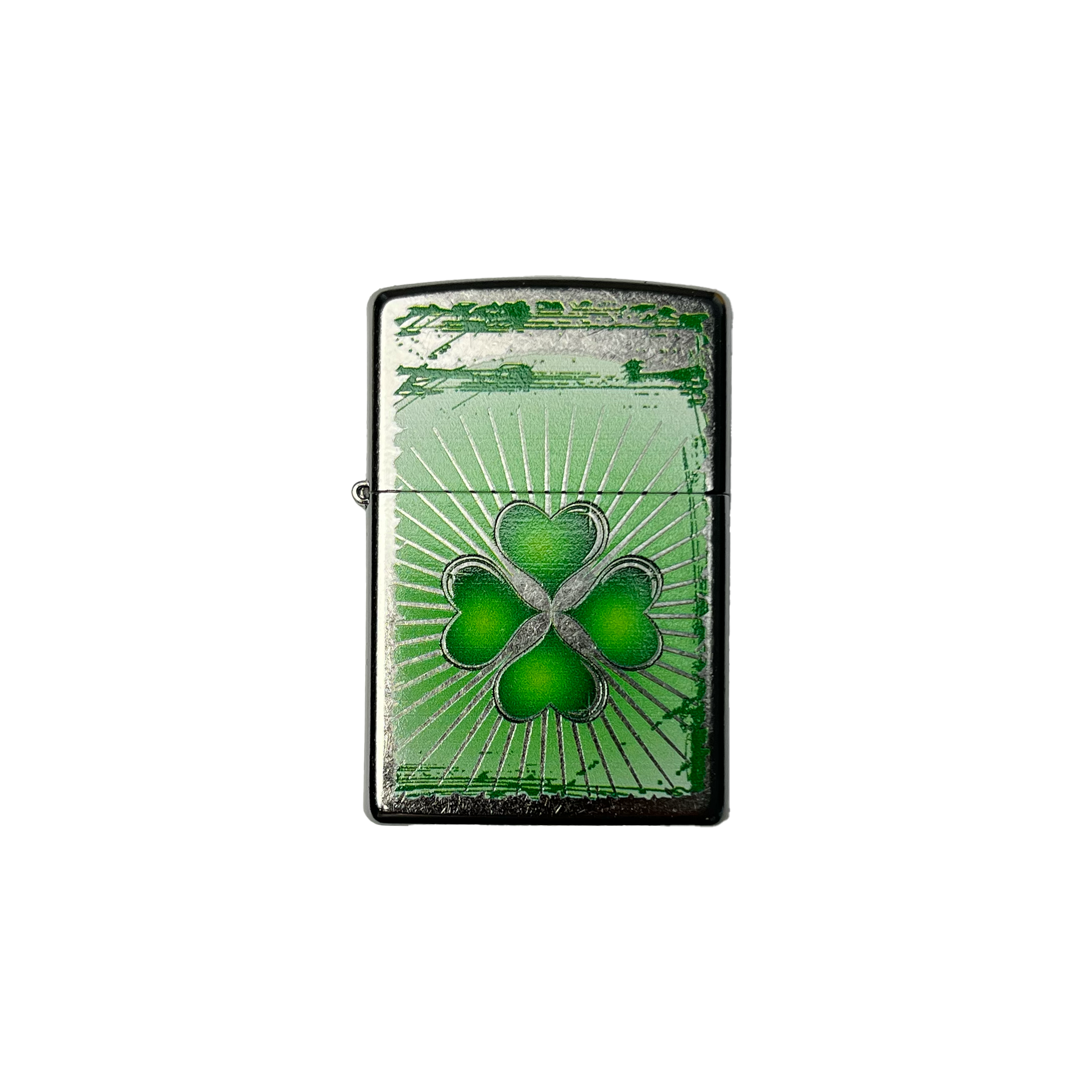 Zippo Lucky Clover Grunge Feuerzeug