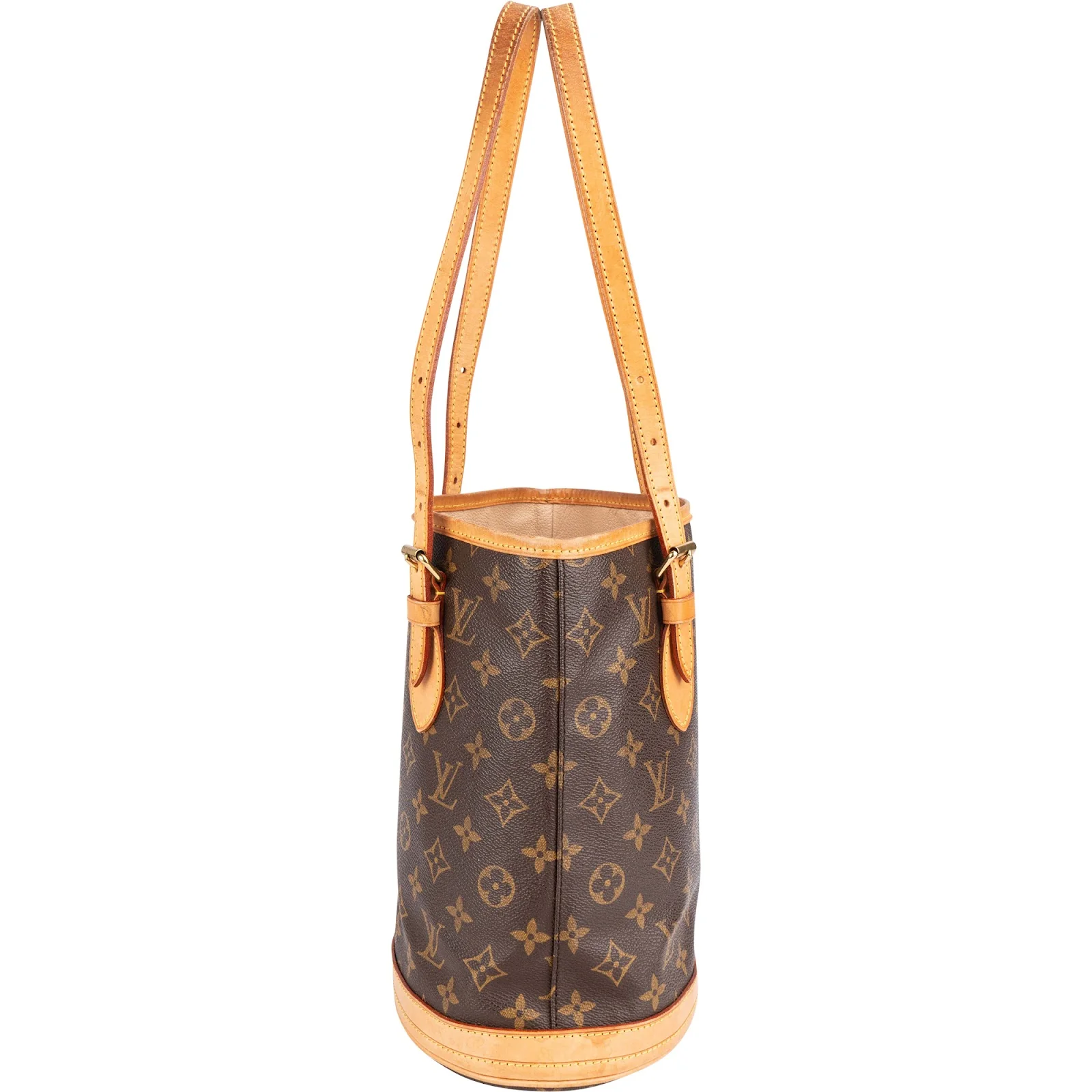 Louis Vuitton Monogram Canvas Bucket PM Shoulder Bag