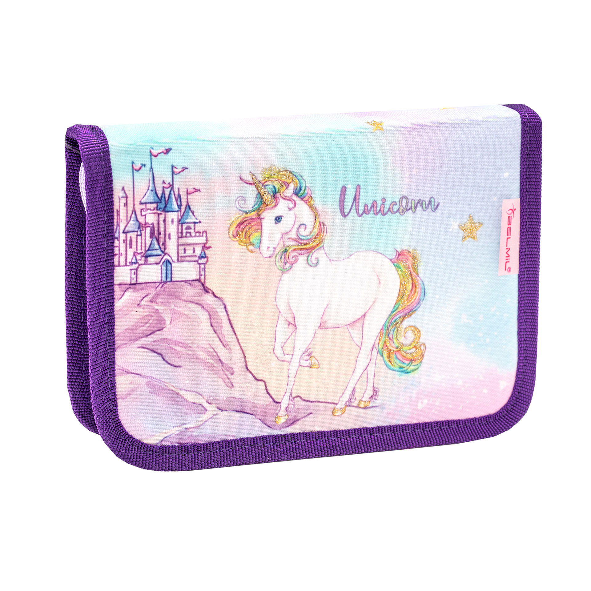 Classy ergonomisches Schulranzen-Set 4-teilig - Rainbow Unicorn Magic 