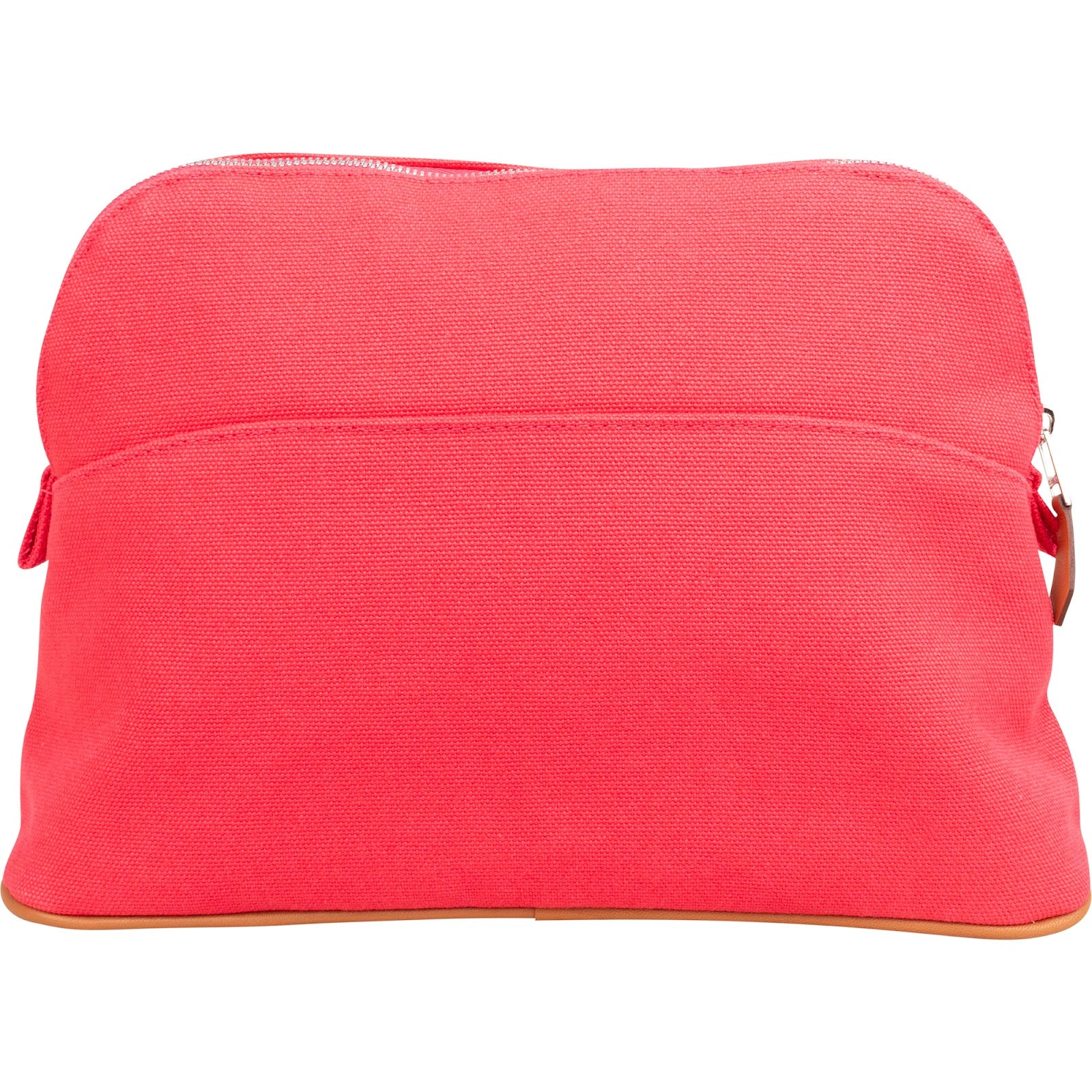 Hermès Hibiskus Canvas Bolide 25 Trousse Pouch Bag