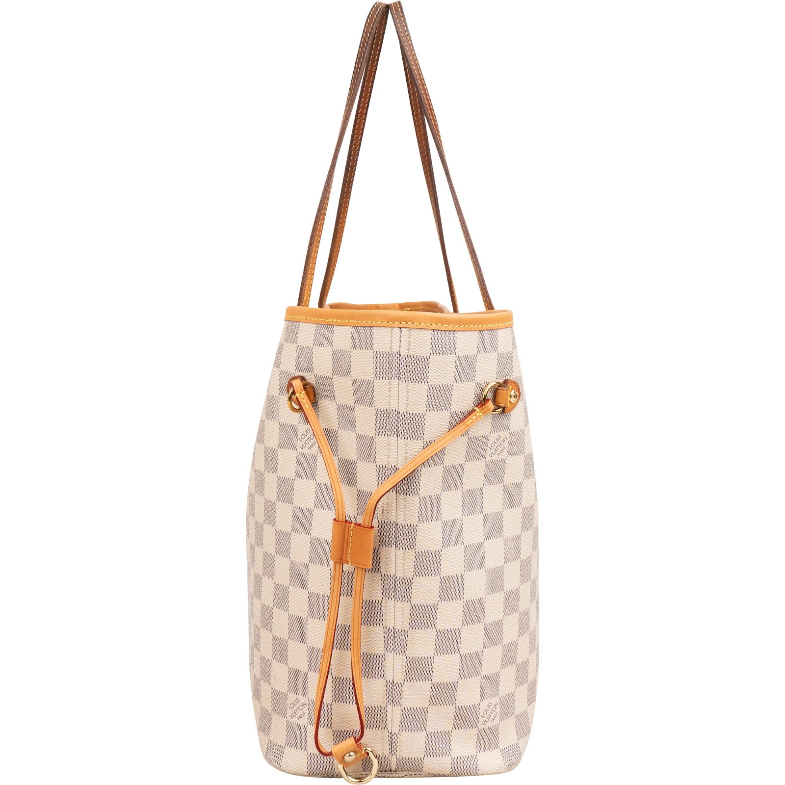 Torba na zakupy Louis Vuitton Neverfull MM z płótna Monogram Damier Azur
