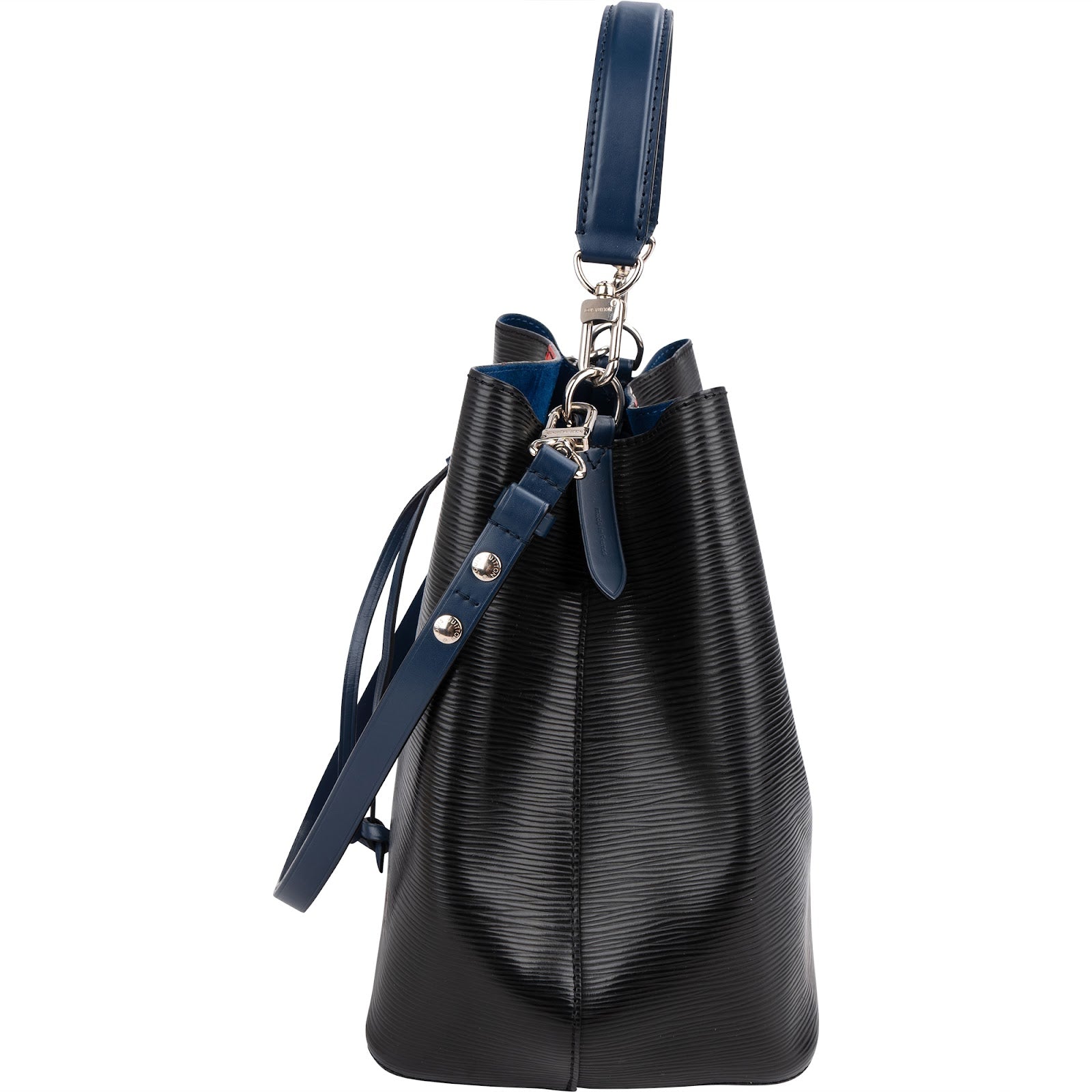 Louis Vuitton Noir Epi Leather Limited America's Cup Striped Tricolor NéoNoé Monaco Crossbody Bag