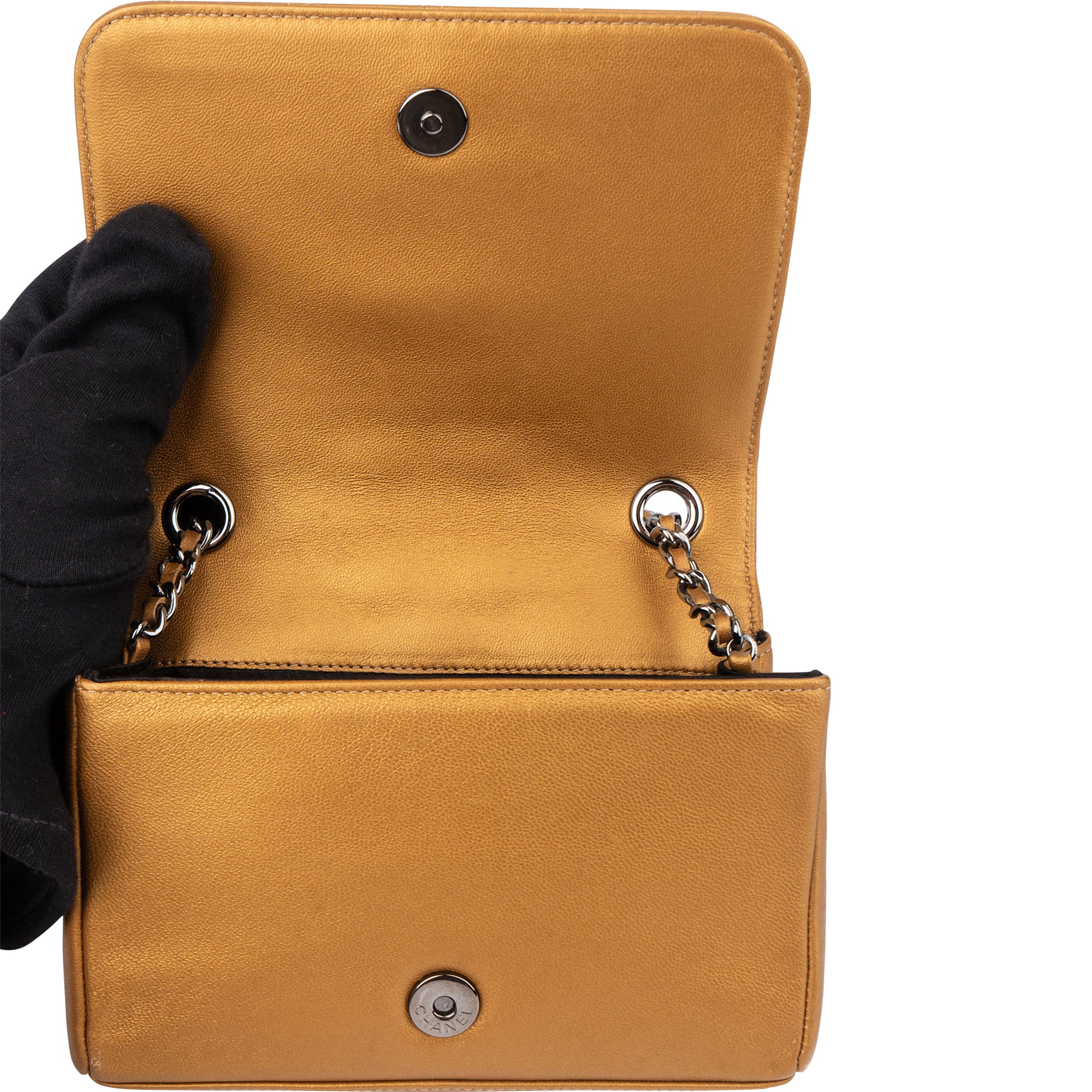 Chanel Limited Quillted Lambskin Single Flap Crossbody Bag