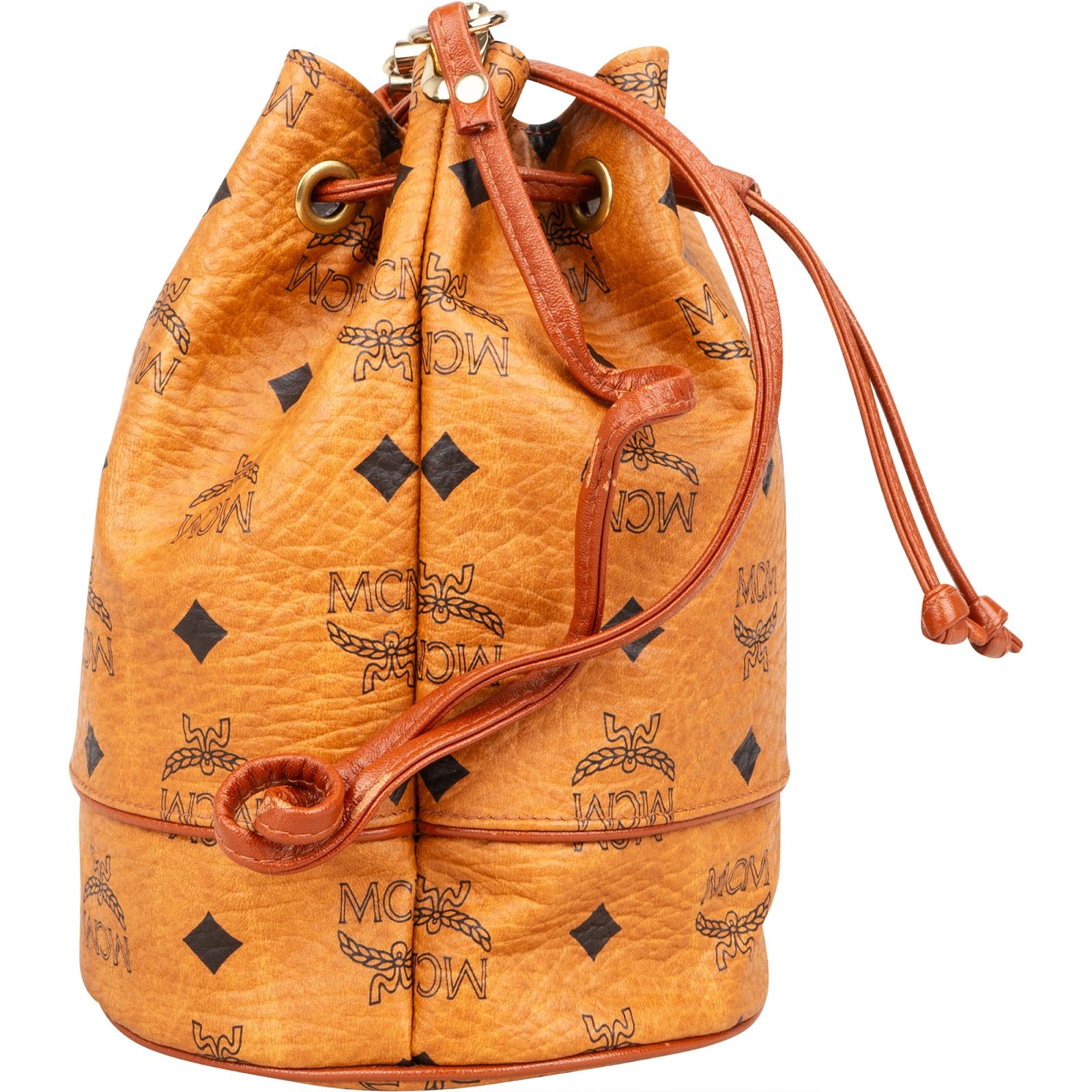 MCM - Mini Drawstring Bucket Crossbody Bag