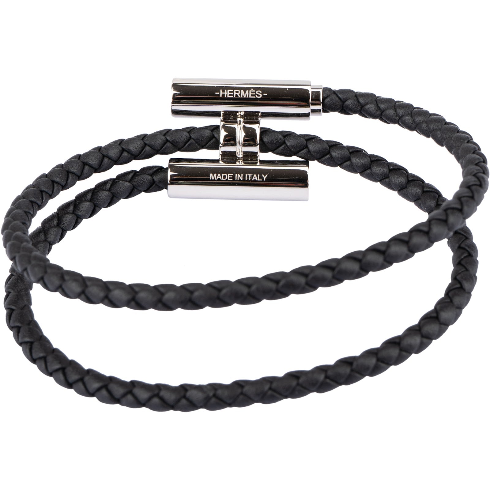 Hermès - Le Bijou Fantaisie Tournis Tresse Double Tour Bracelet