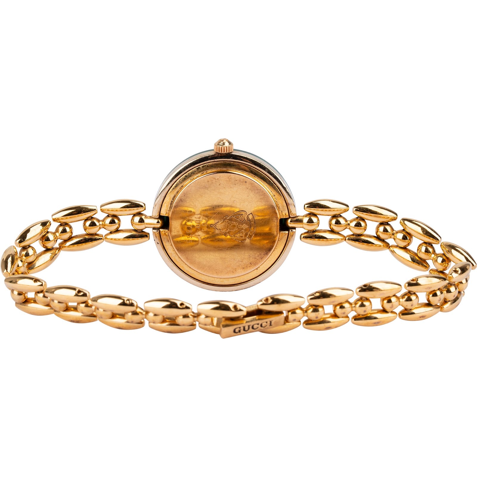 GUCCI – Gold Tone Change Bezel 1100L dameshorloge