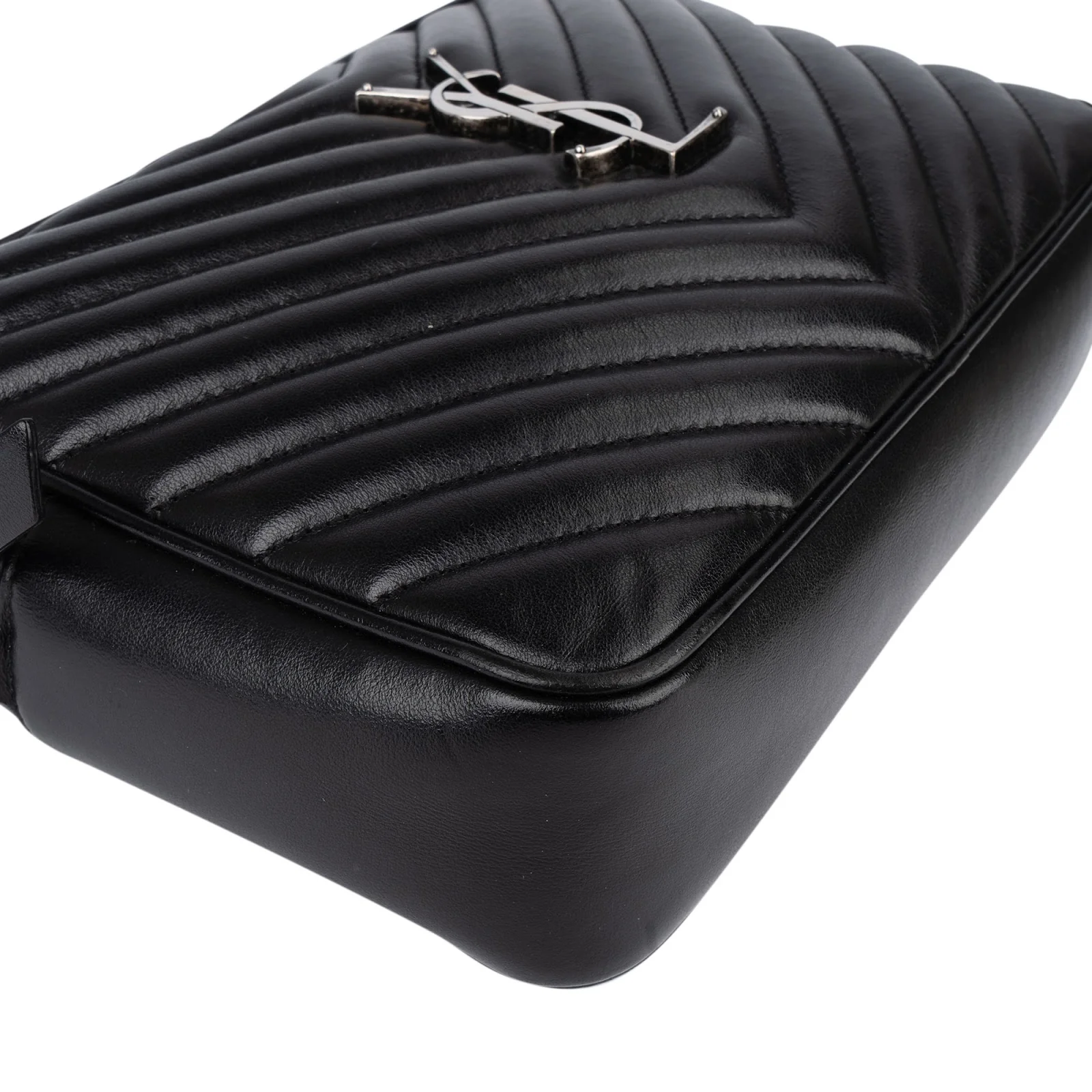 Saint Laurent Quilted Leather Lou Camera Crossbody Bag