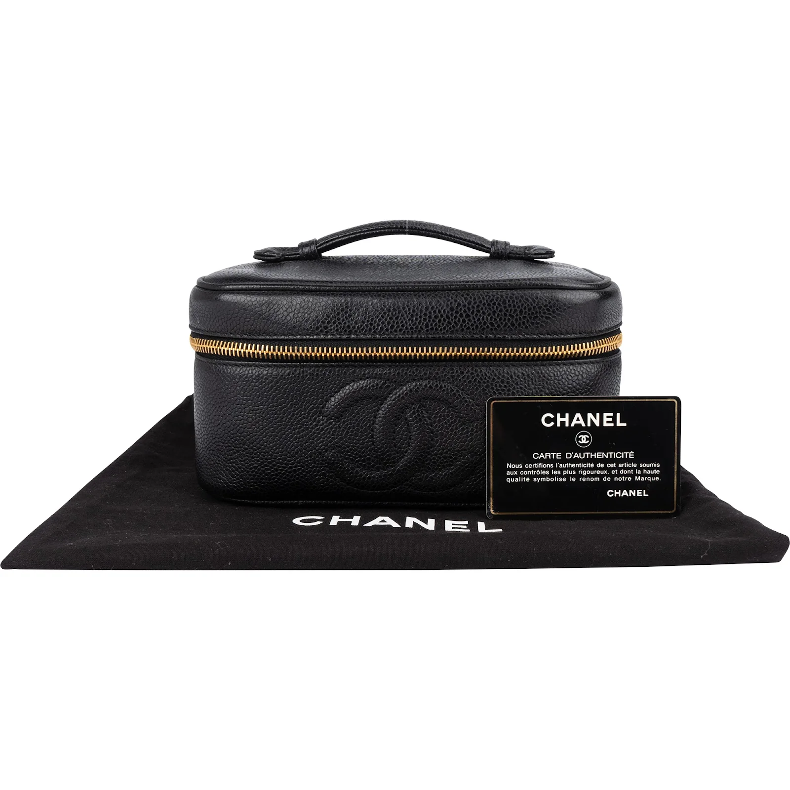 Chanel Caviar Leather Vanity Case 