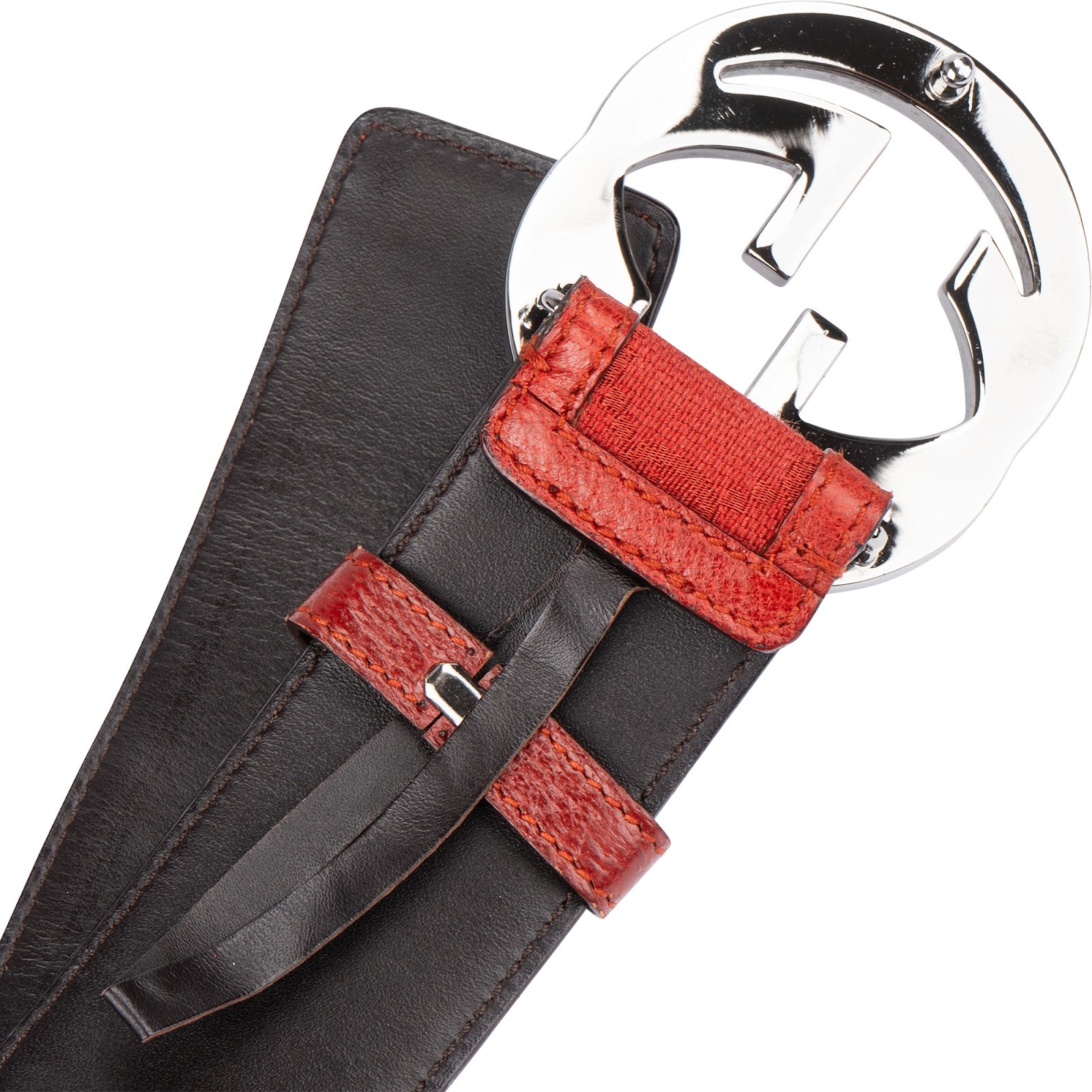 GUCCI - GG Canvas Interlocking G-riem (80 / 32)