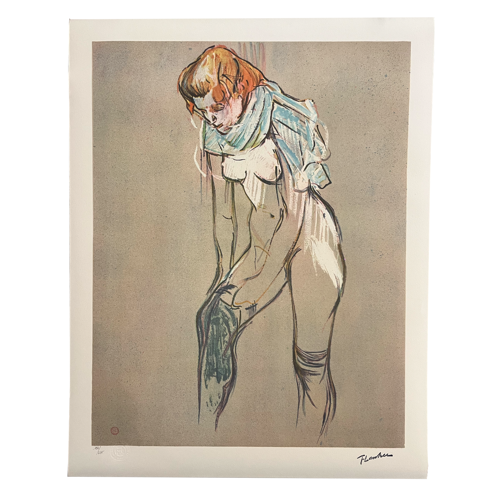 Henri De Toulouse-Lautrec - Die Anprobe der Strümpfe II