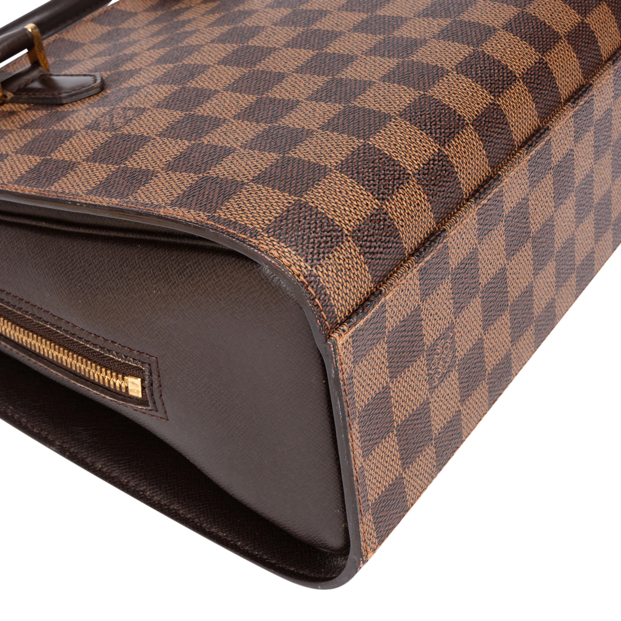 Louis Vuitton Damier Ebene Monogram Triana Handbag