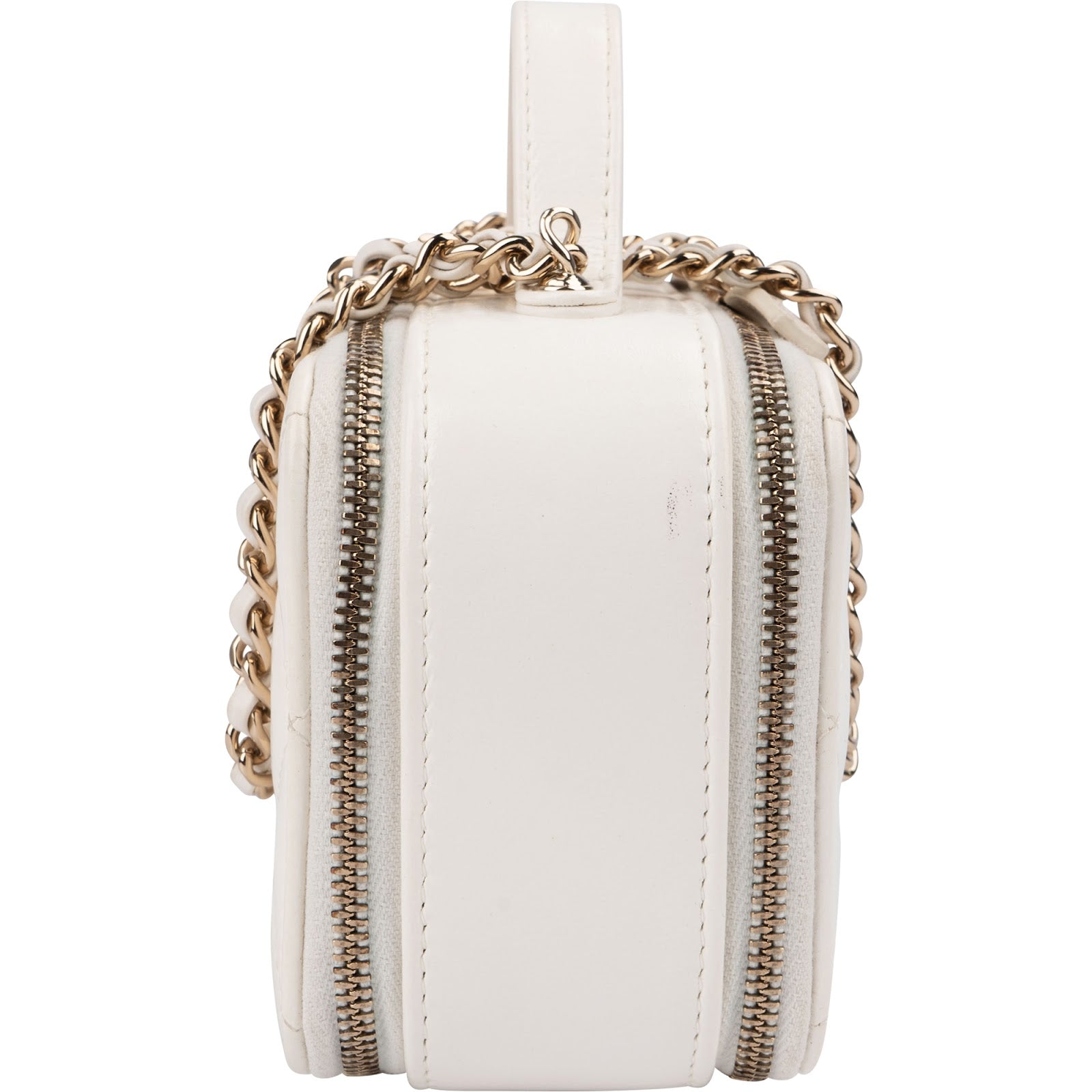 Chanel Quilted Lambskin Vanity Chain Crossbody Bag