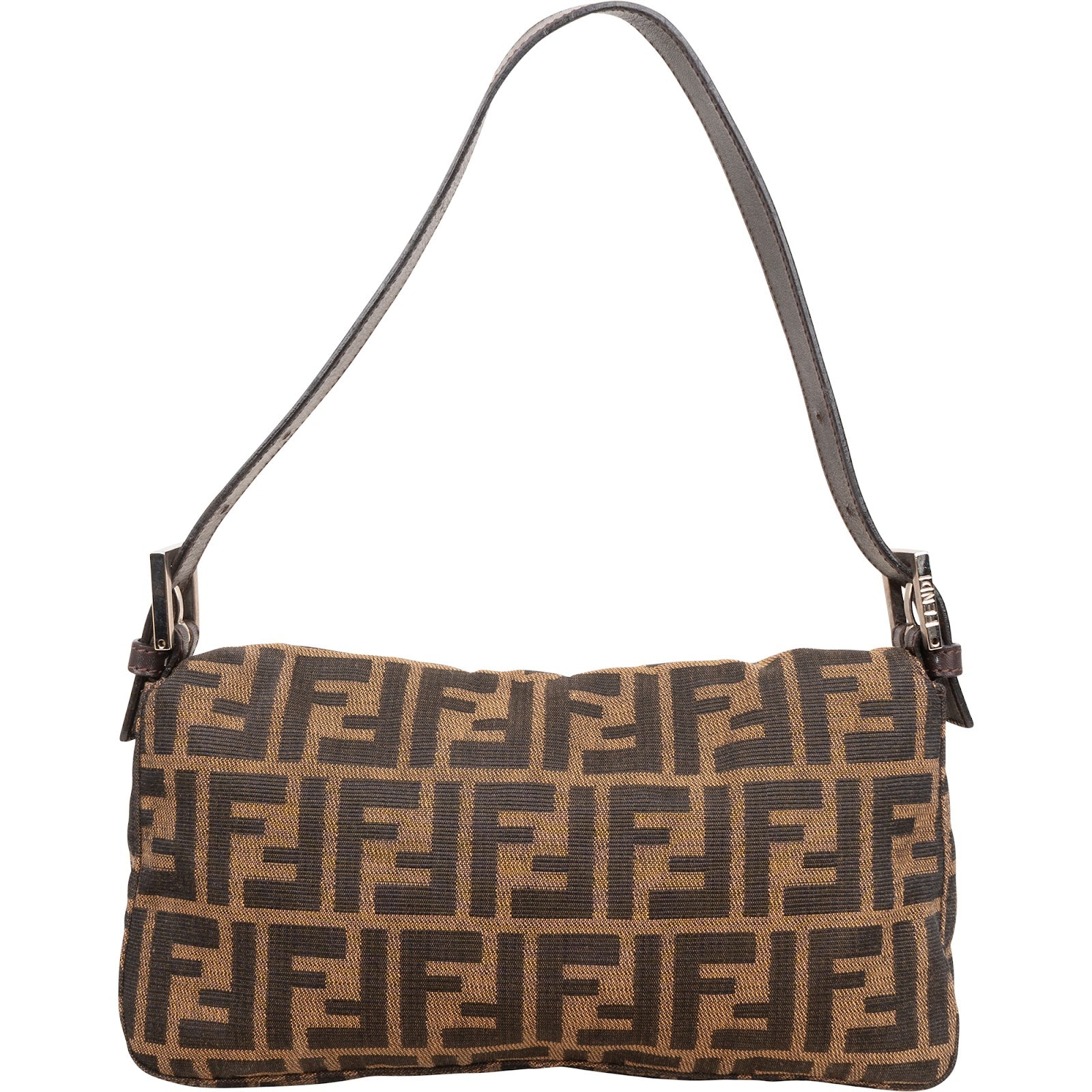Sac à bandoulière Fendi Monogram FF Zucca Baguette