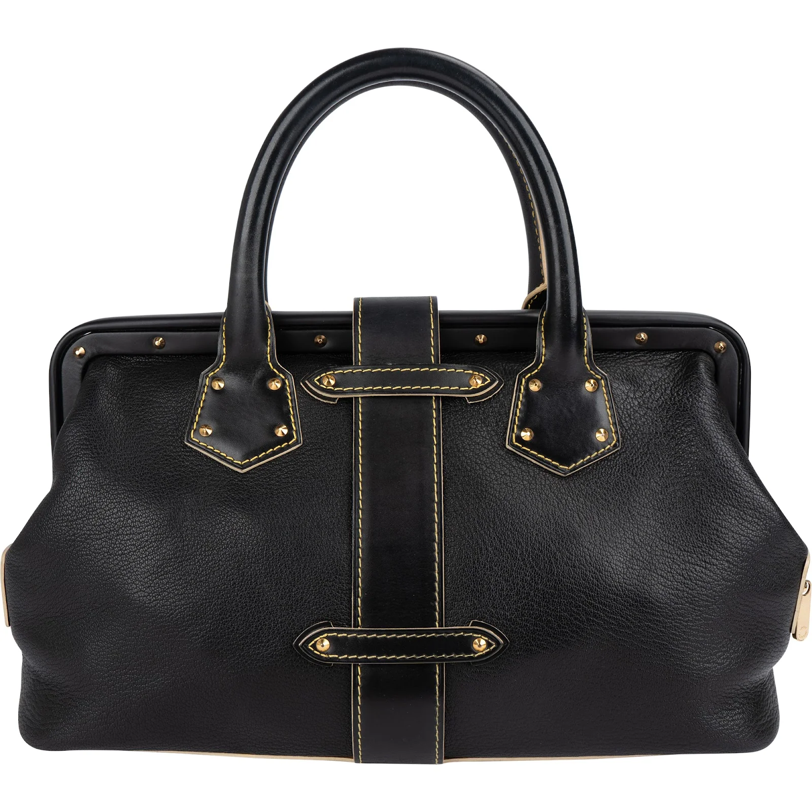 Louis Vuitton Black Leather Suhali L'ingenieux Handbag