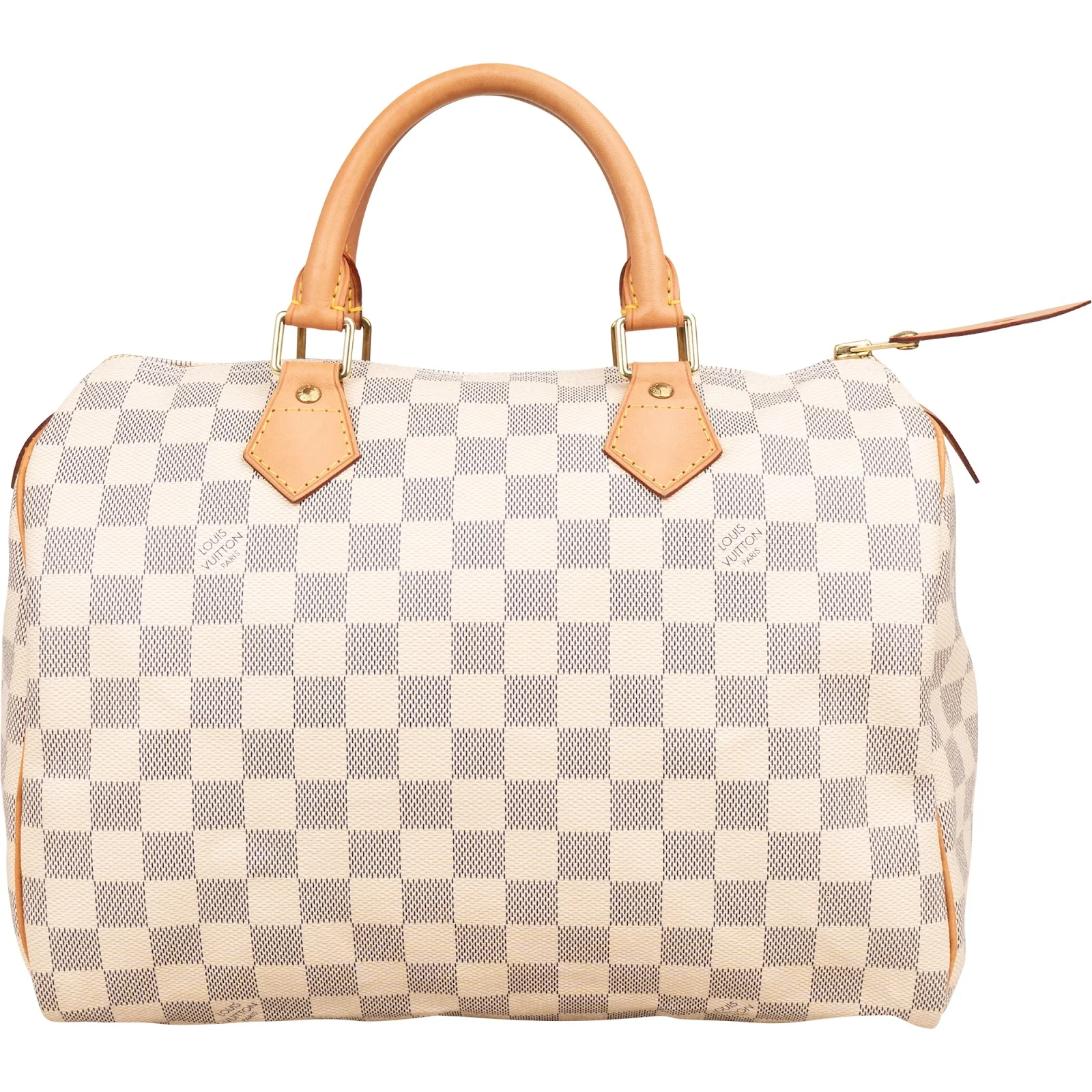Louis Vuitton Monogram Damier Azur Speedy 30 Boston Bag