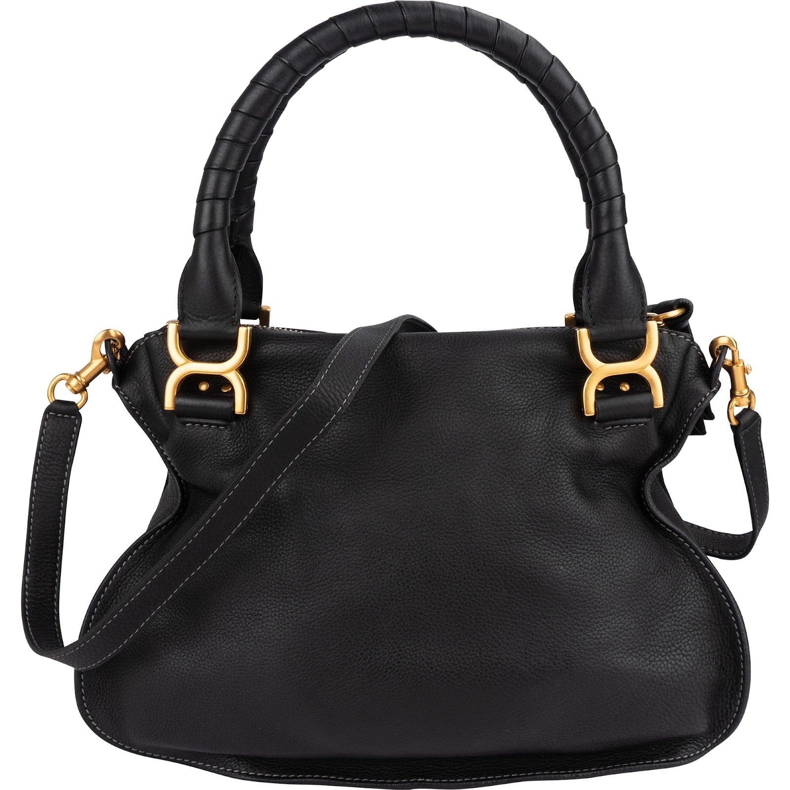 Chloé Grained Leather Marcie Handbag