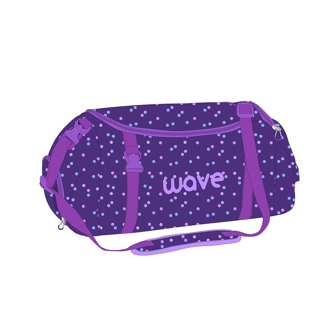 Infinity Rucksack Set 3-teilig - Purple Dots