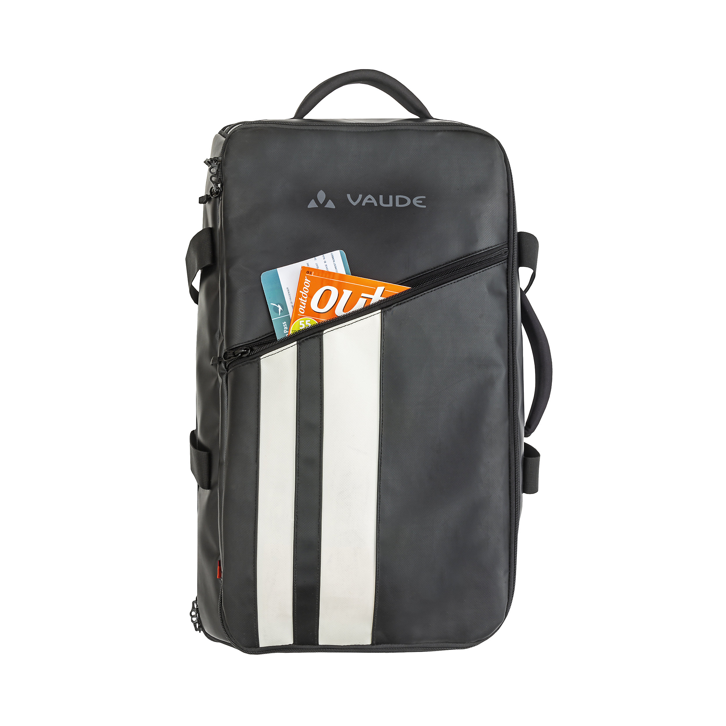 Rollenreisetasche mit 2 Rollen Rotuma 65 New Islands M - mocca