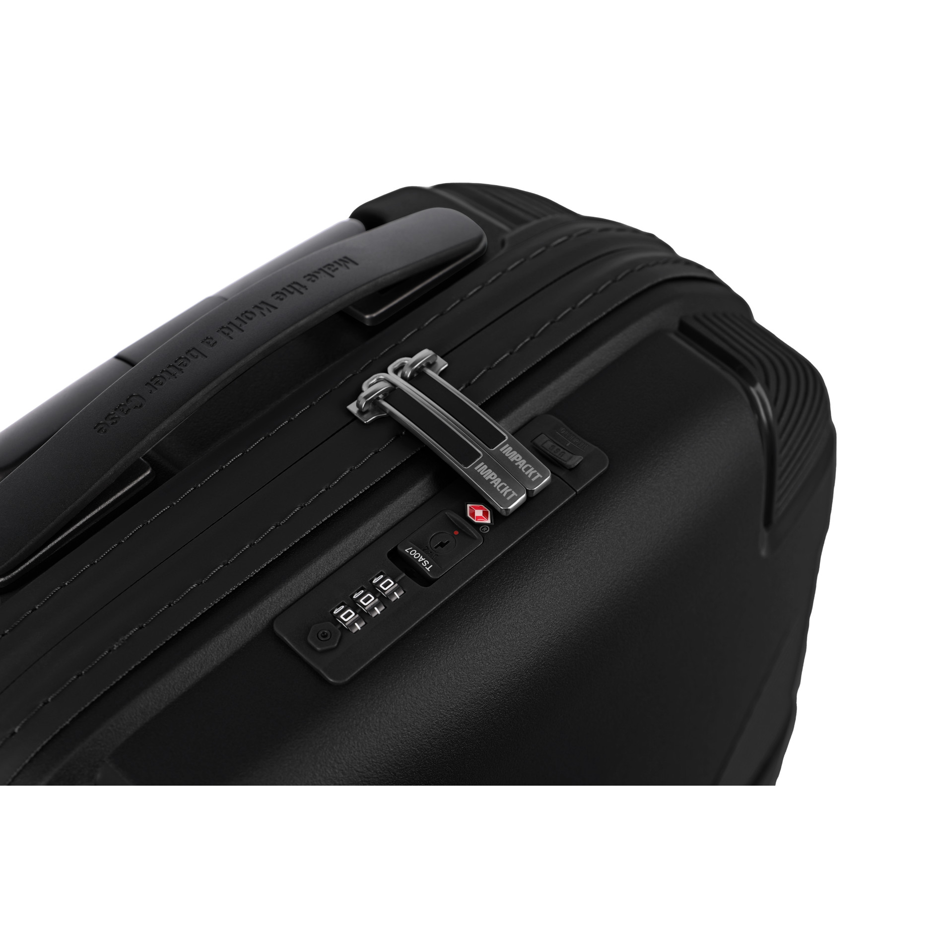 IP1 Kabinengepäck Trolley S mit USB Port - Lava black