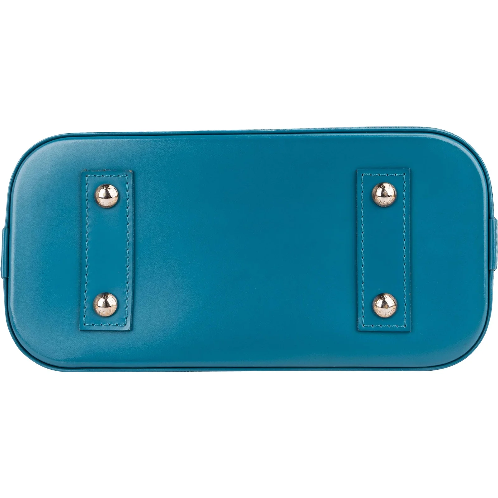 Louis Vuitton Blue Epi Leather Alma BB Handbag