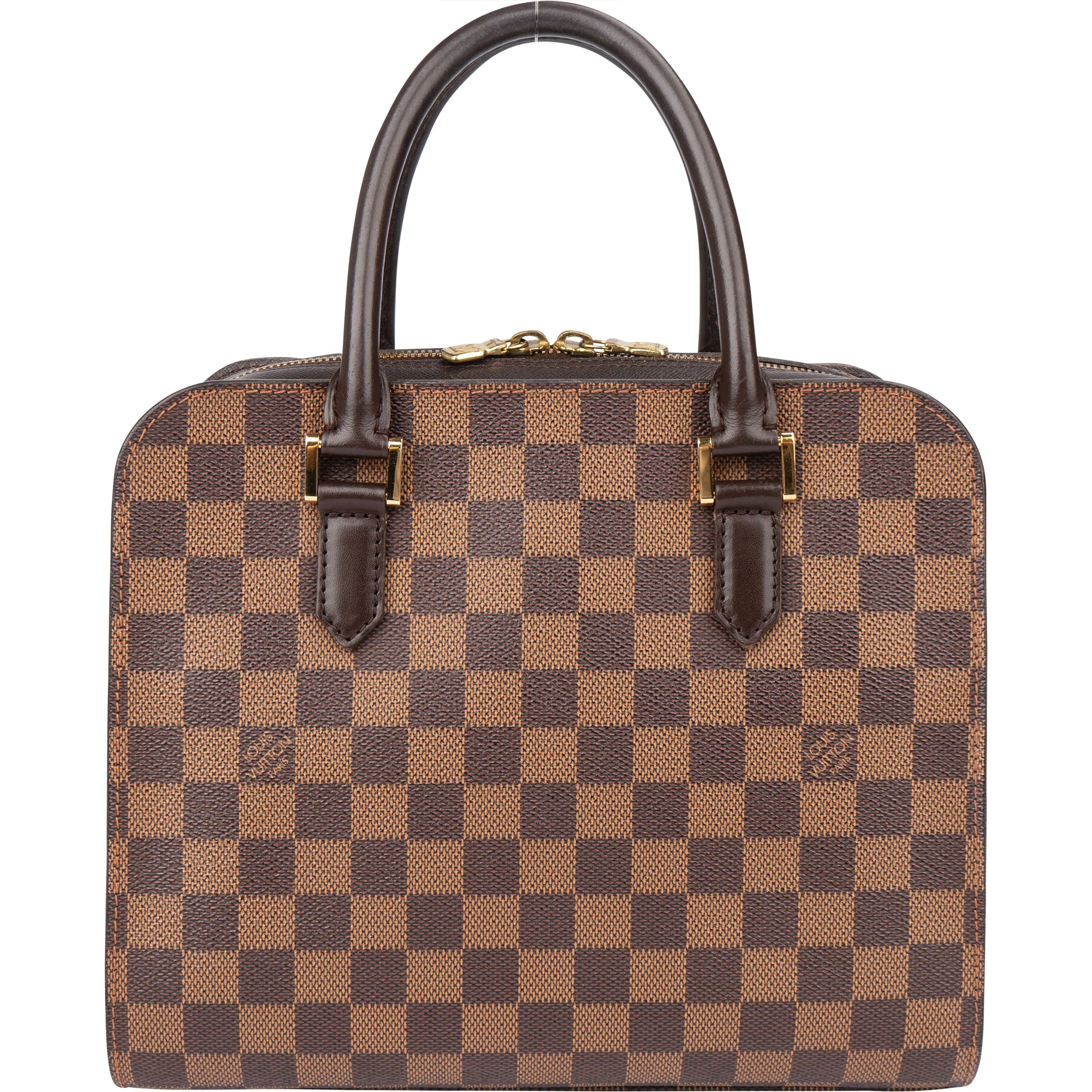 Louis Vuitton Damier Ebene Monogram Triana Handbag