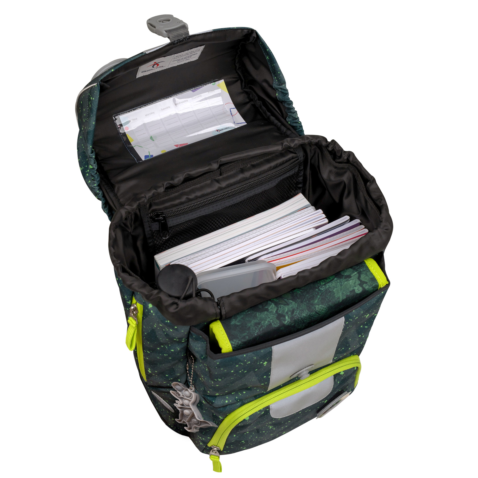 Motion ergonomisches Schulranzenset 5tlg. - Green Splash