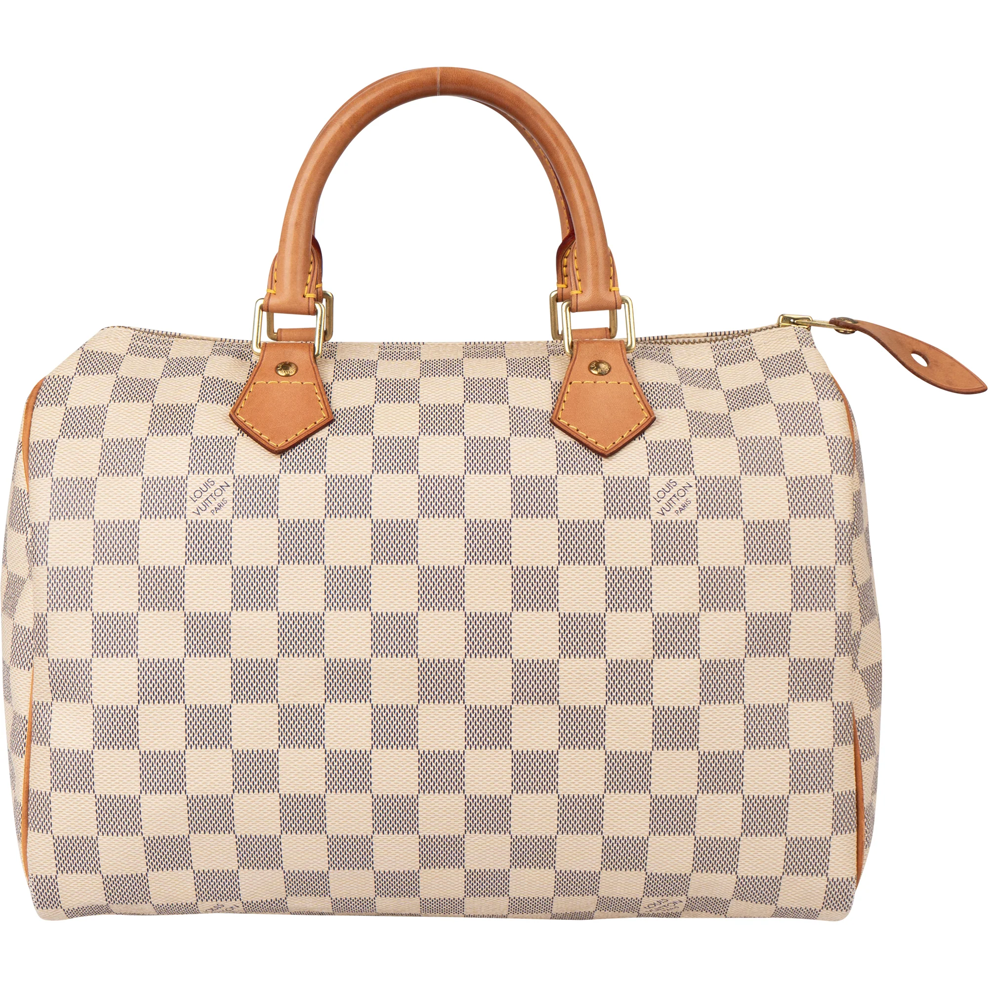Louis Vuitton Damier Azur Monogram Speedy 30 Boston Bag
