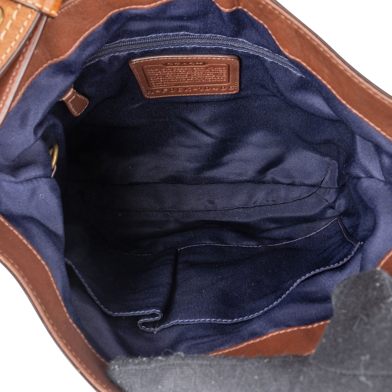 Coach Monogram Signature Denim Crossbody Bag