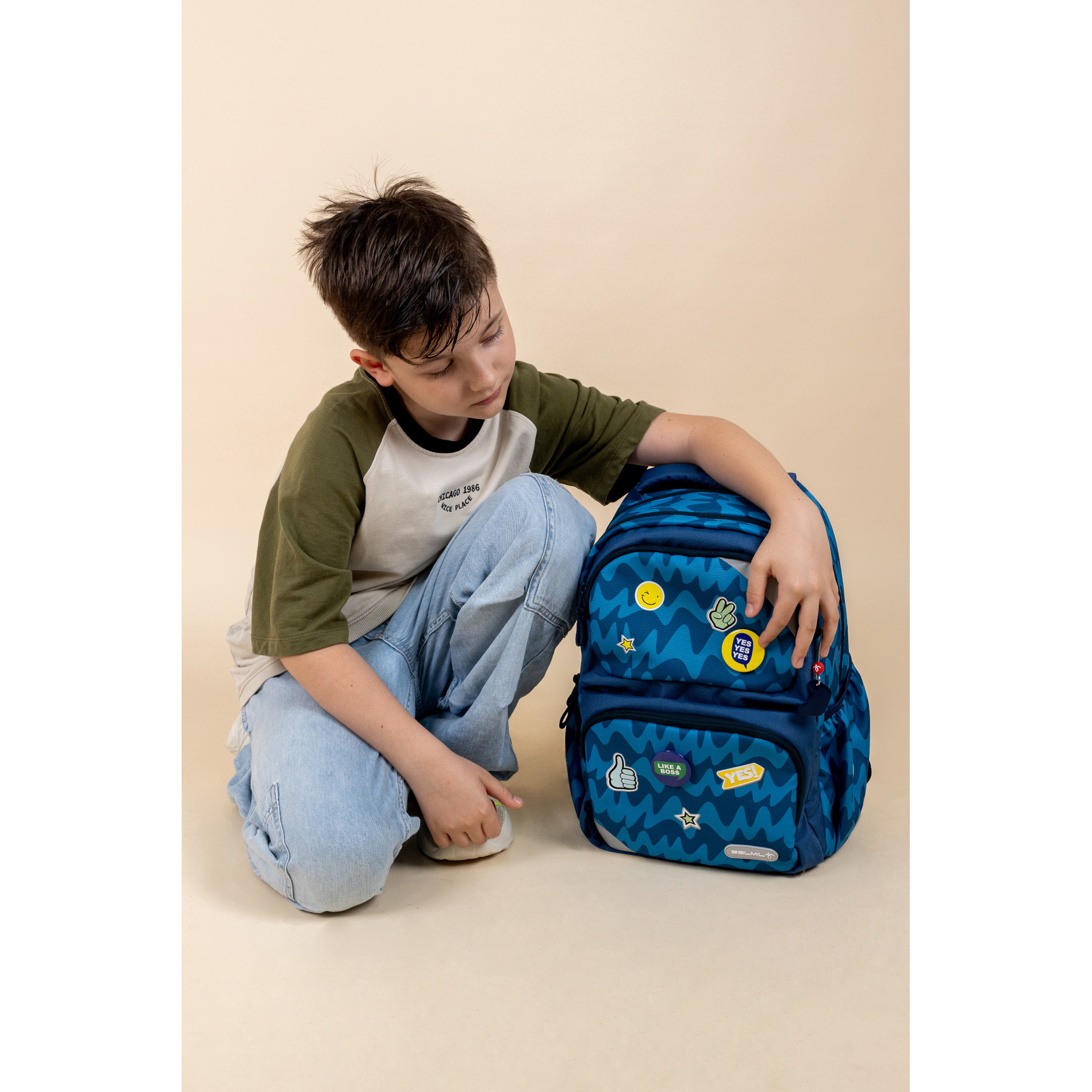 Maxi Pack Schulrucksack mit Brustgurt 2tlg. Set - Play