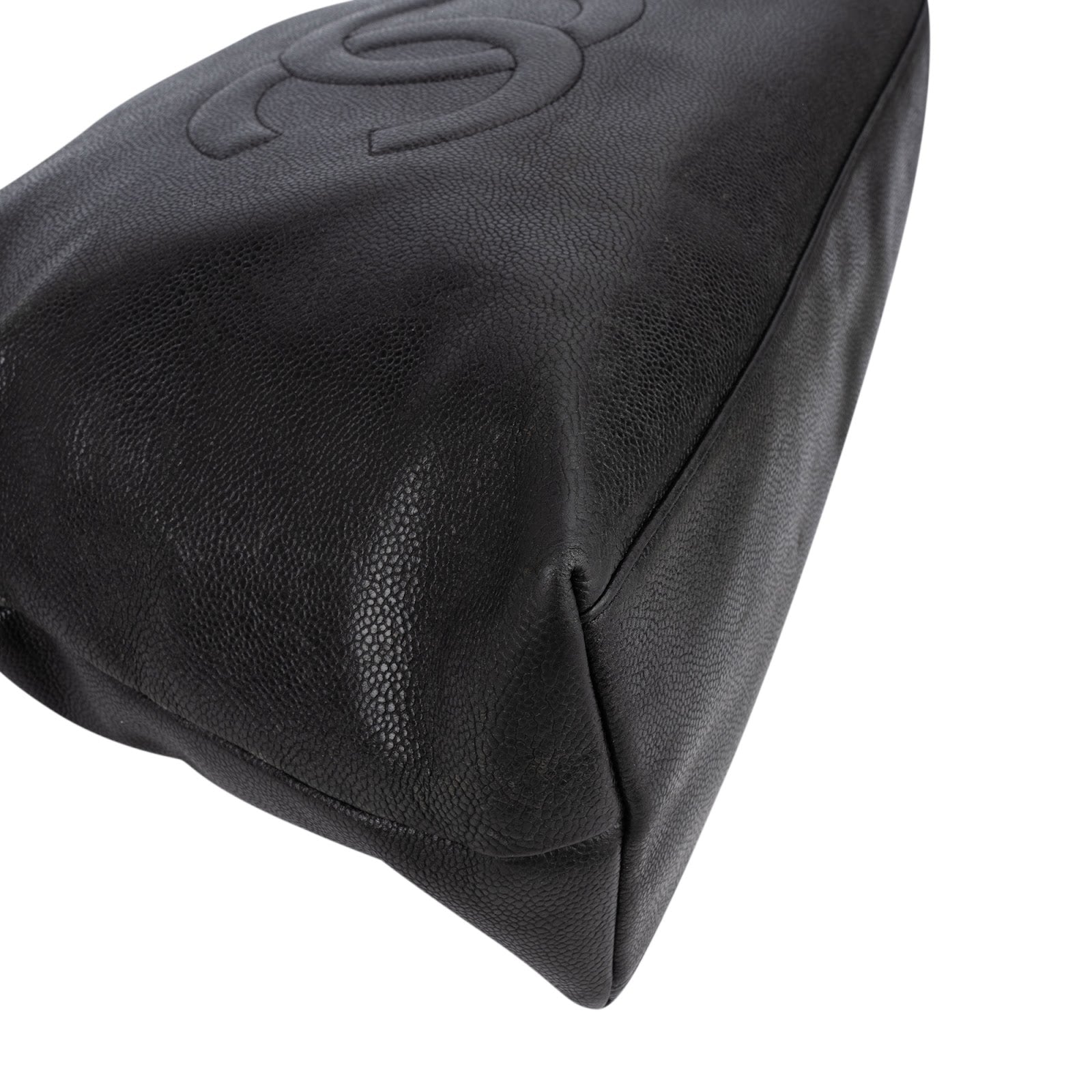 Chanel Caviar Leather CC Maxi Shopping Bag
