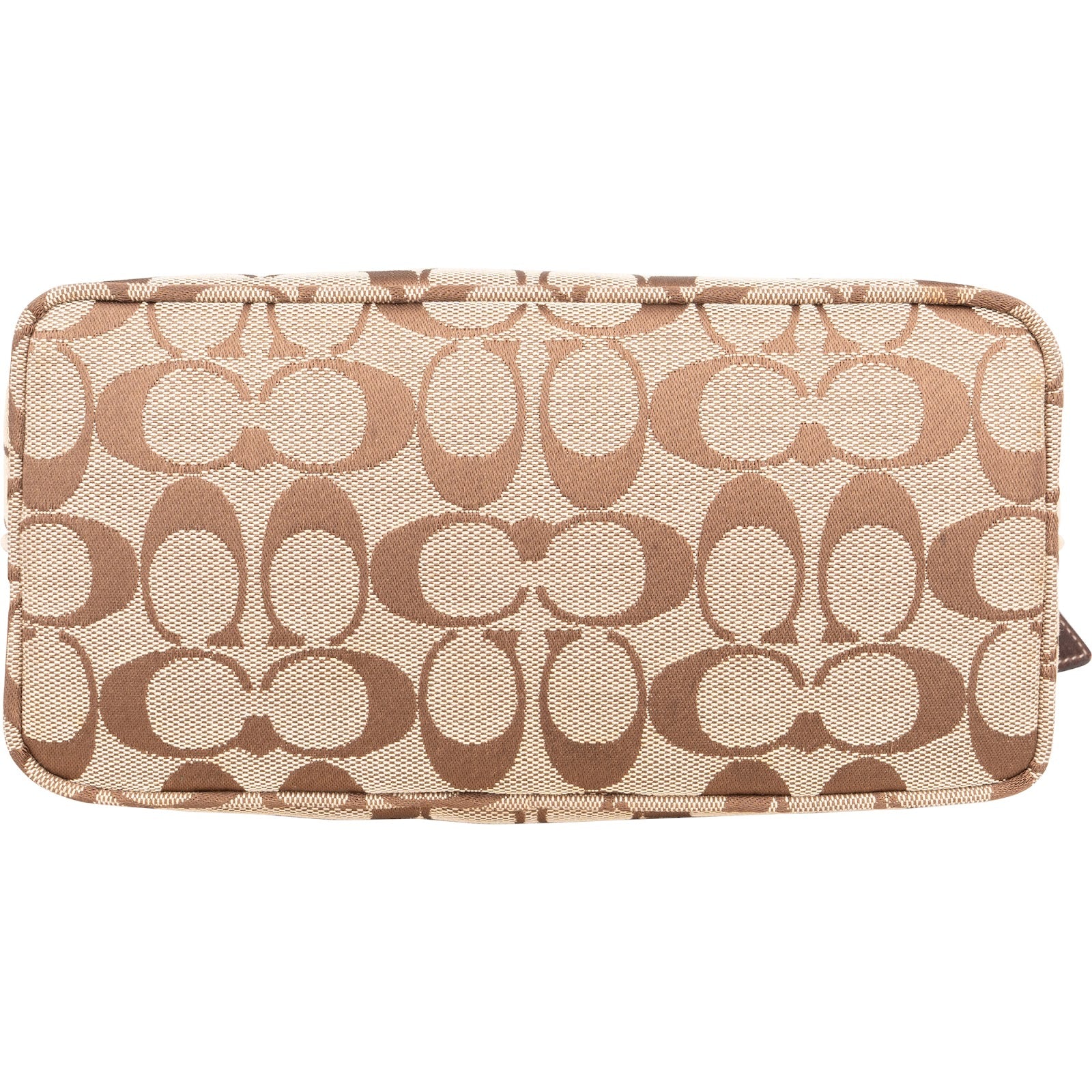 Coach Monogram Signature Demi Pouch Handbag