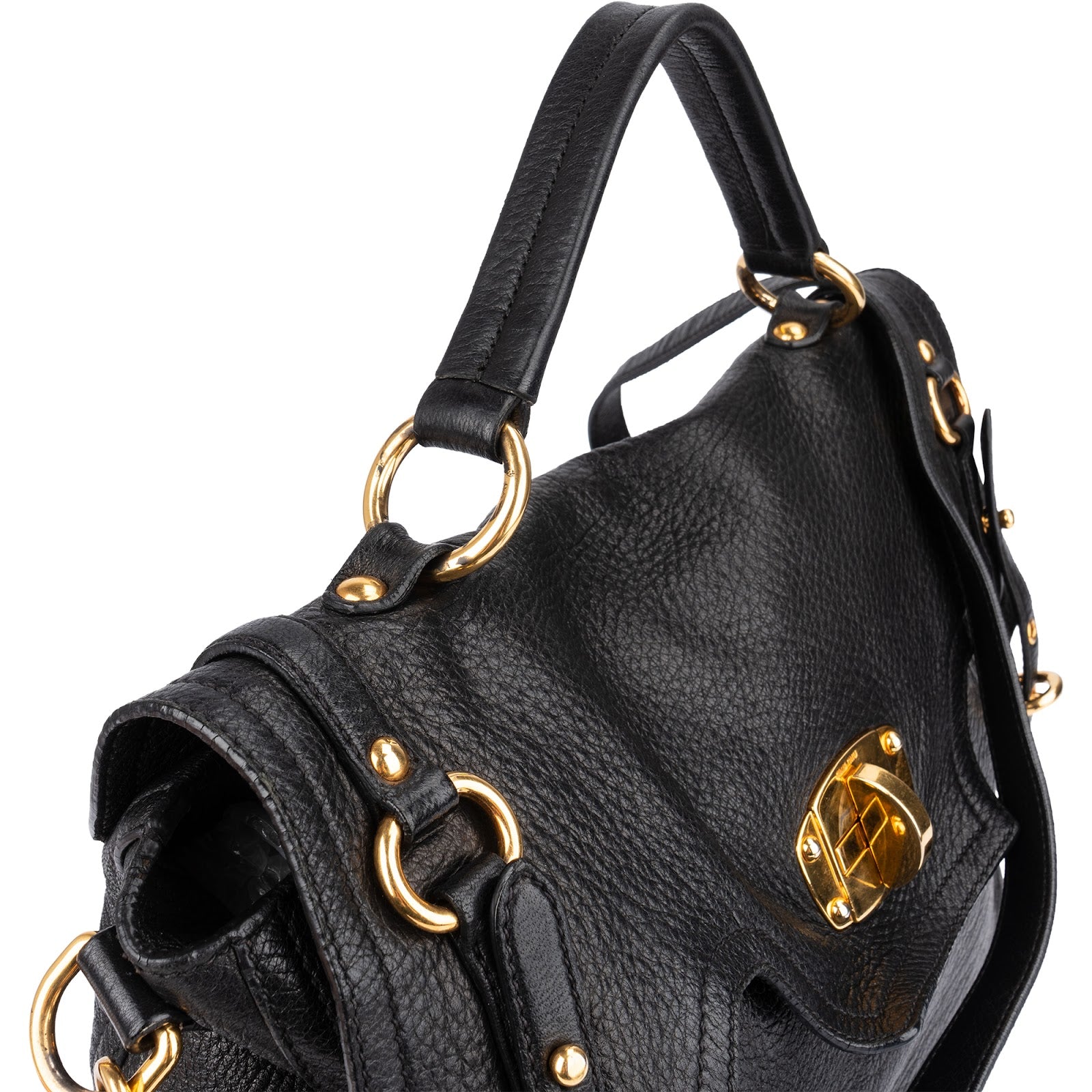 Miu Miu - Turnlock Satchel Shoulder Bag