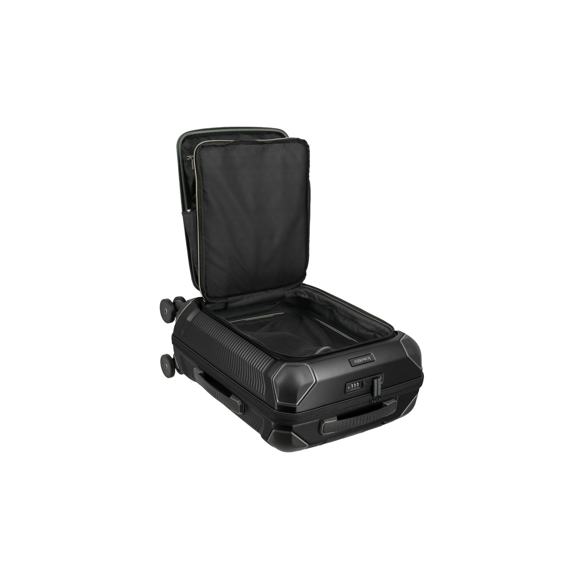 MILLENNIUM Handgepäck S (55cm) mit Vortasche - Black