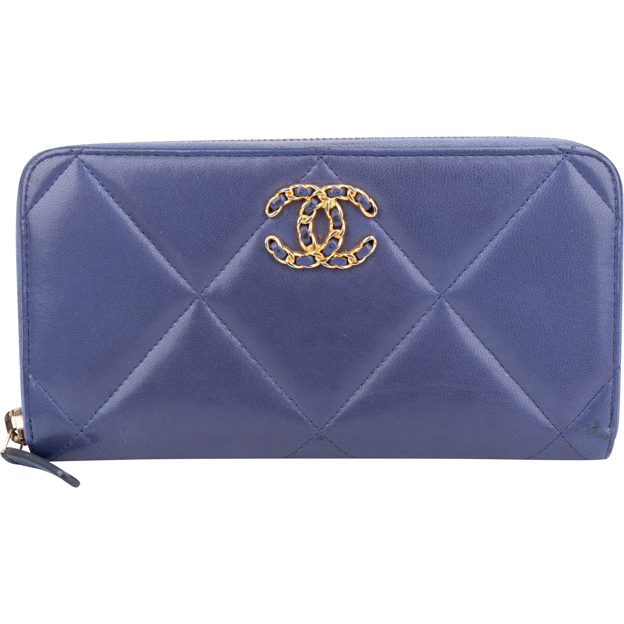 Chanel 19 Quilted Lambskin CC Wallet