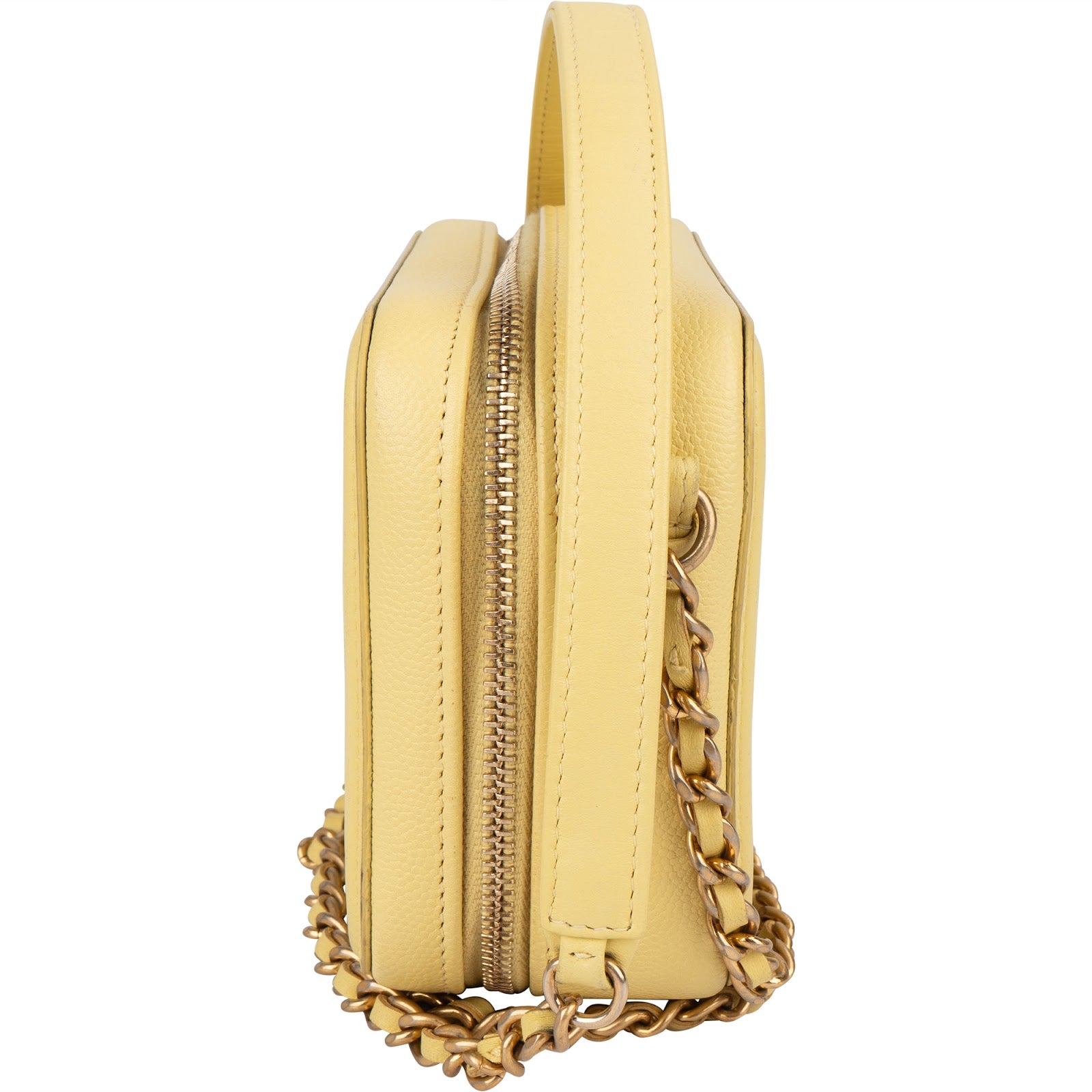 Chanel Quilted Caviar Leather CC Filigree Crossbody Bag