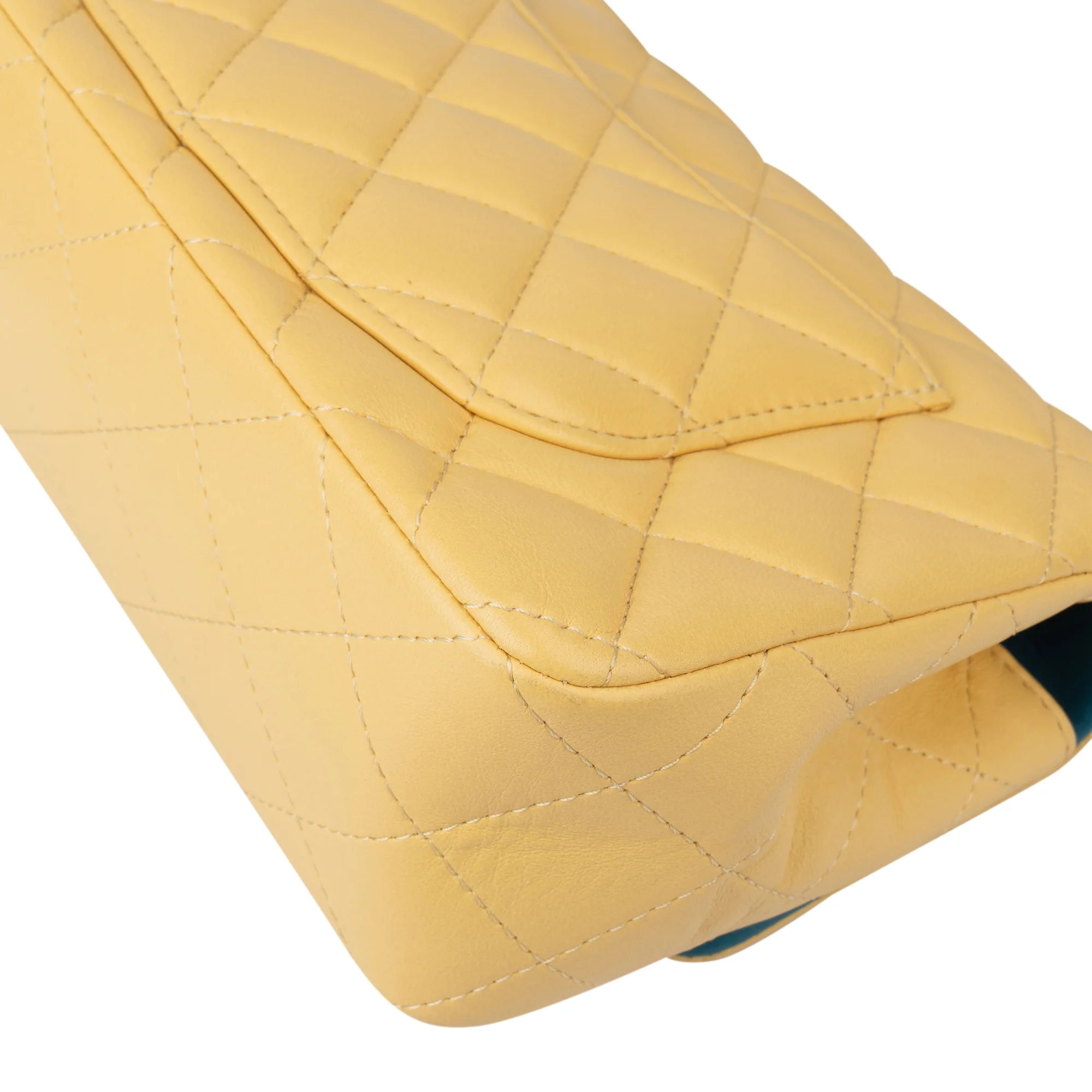 Chanel Quilted Lambskin Single Flap Crossbody Bag