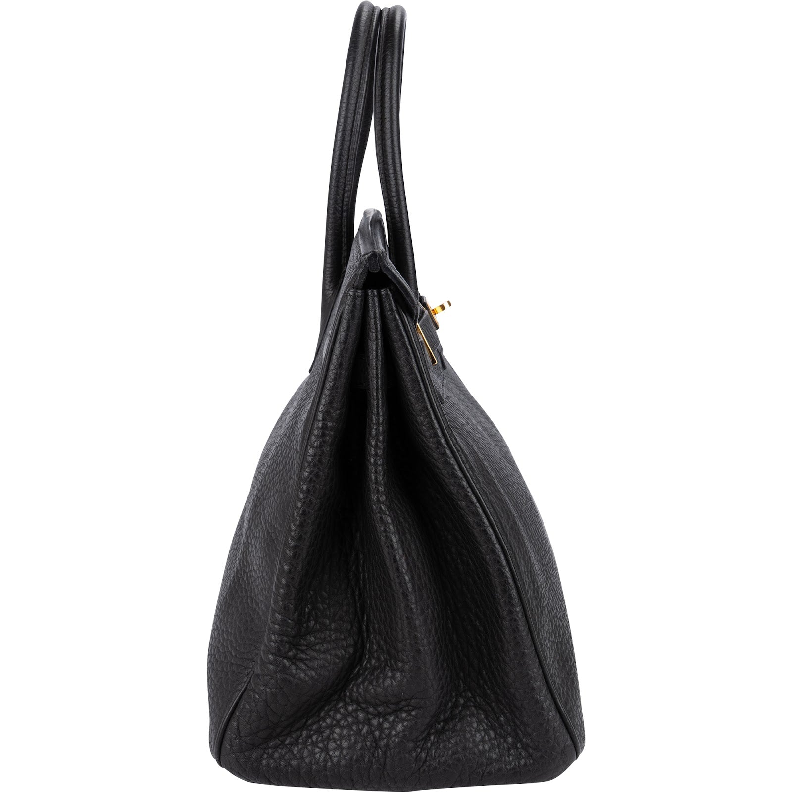 Hermès Noir Togo Leather Birkin 35 Gold Hardware Handbag
