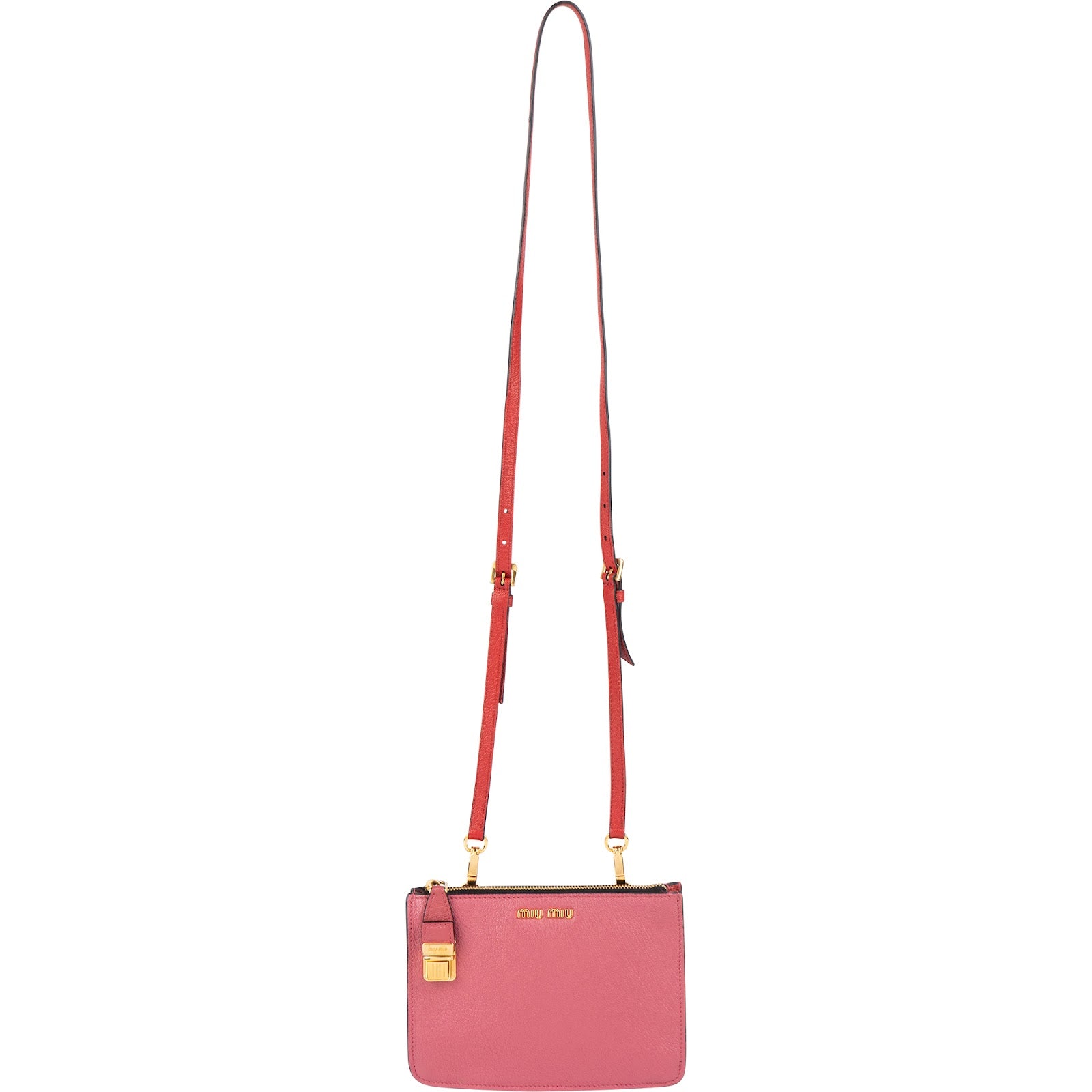 Miu Miu - Double Zip Crossbody Bag