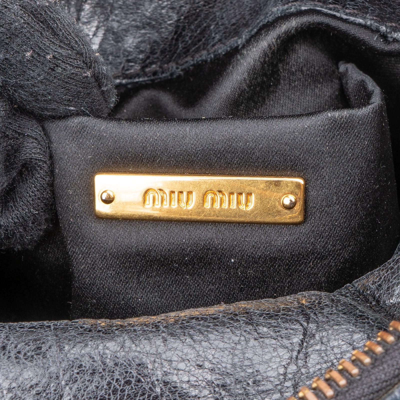 Torebka Miu Miu Vitello Lux City