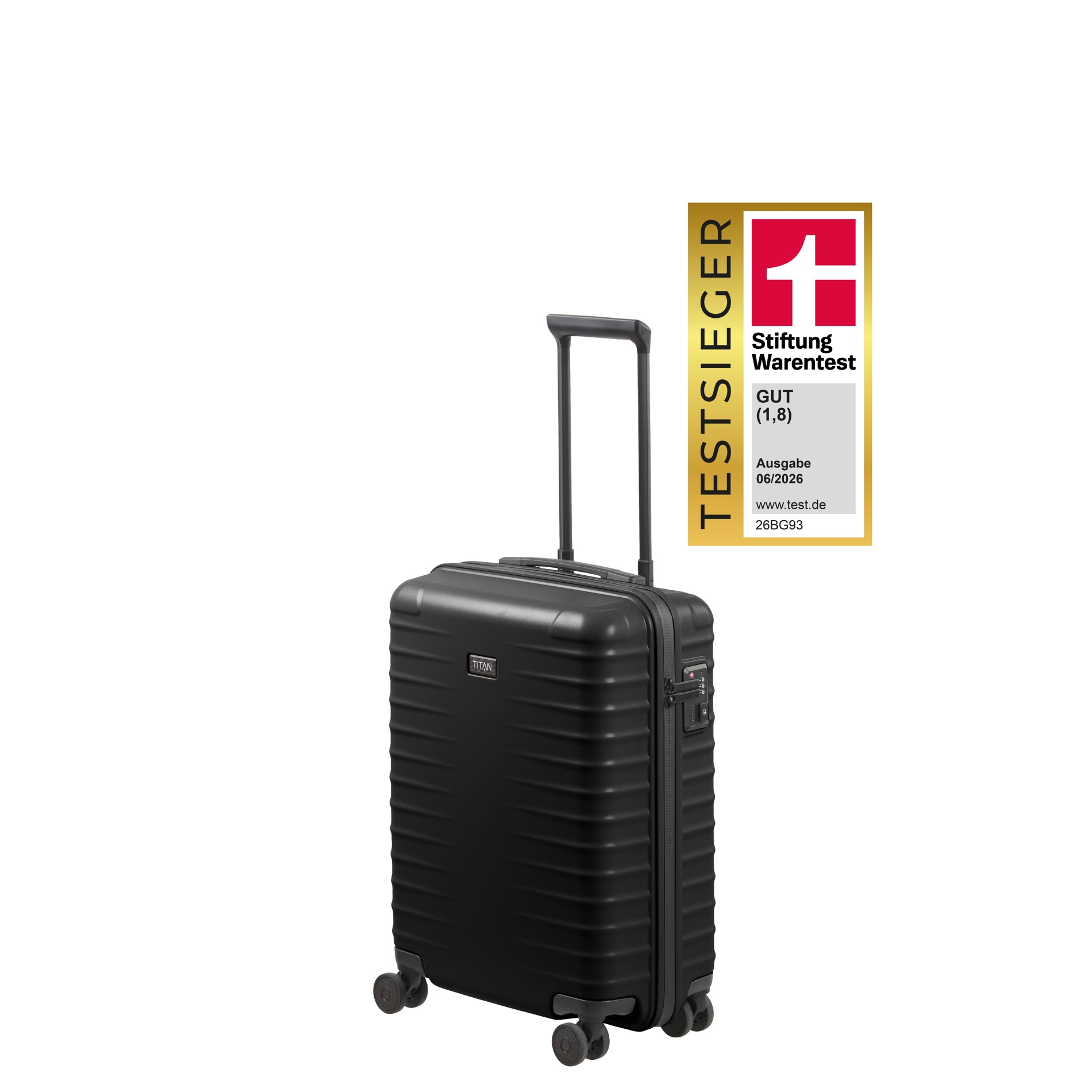 UPGRADE Bagaż podręczny S20 (55 cm) – Nightshade black