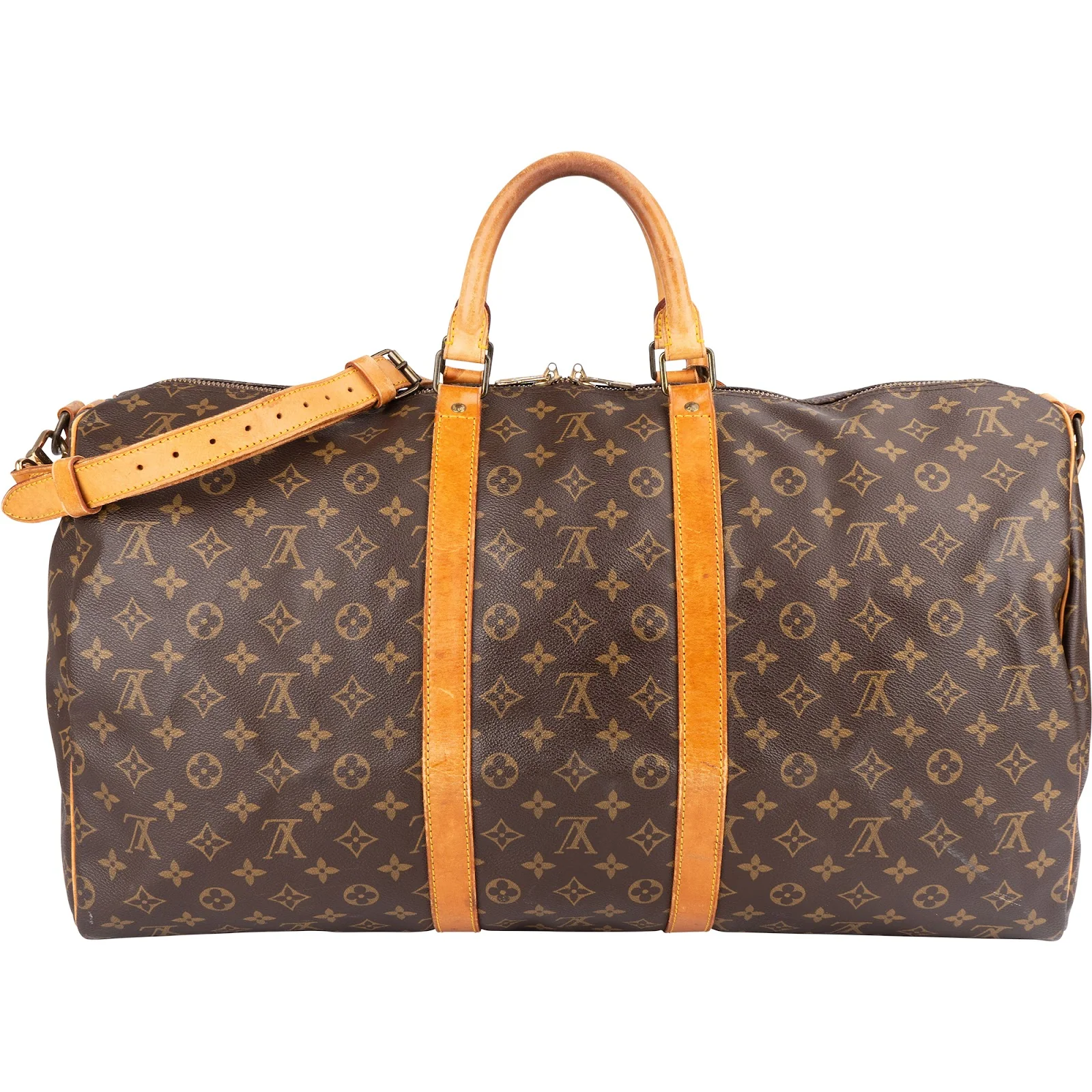 Louis Vuitton Monogram Canvas Keepall 55 Bandoulière Reisetasche