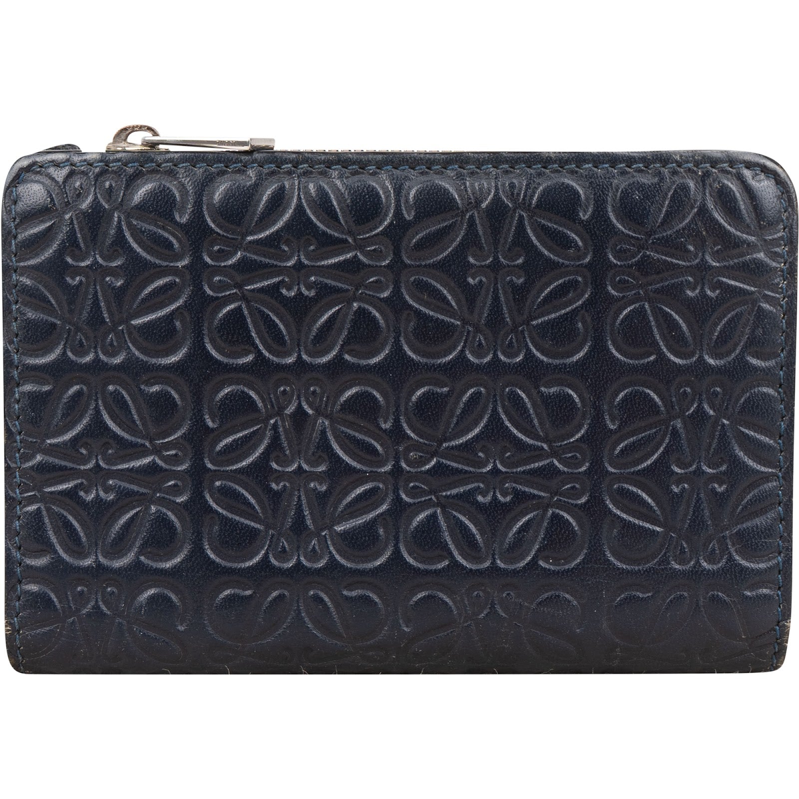 Loewe Anagram Monogram Leather Small Zip Around Wallet