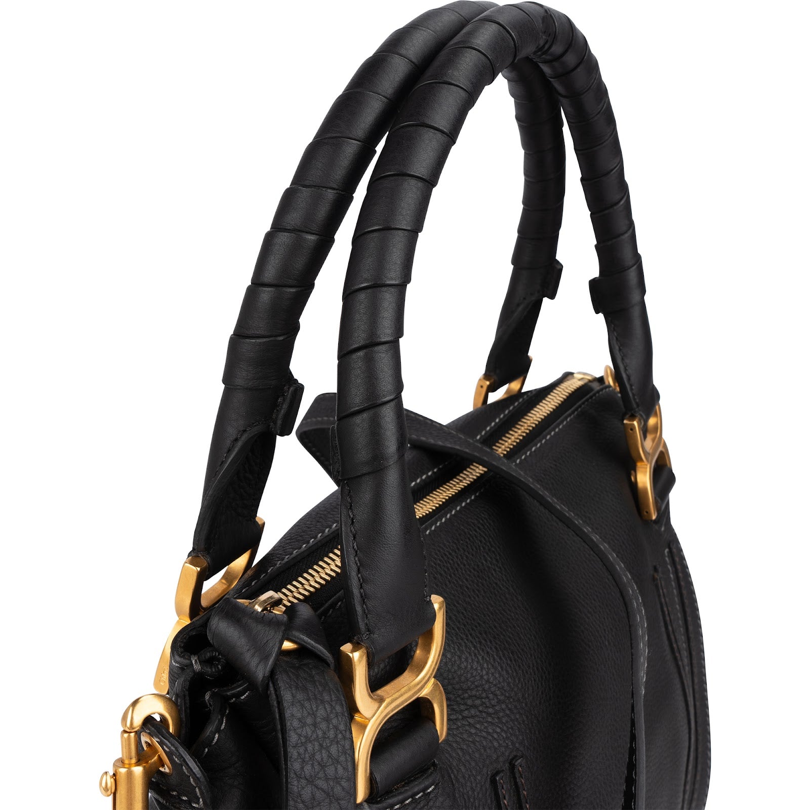Chloé Grained Leather Marcie Handbag