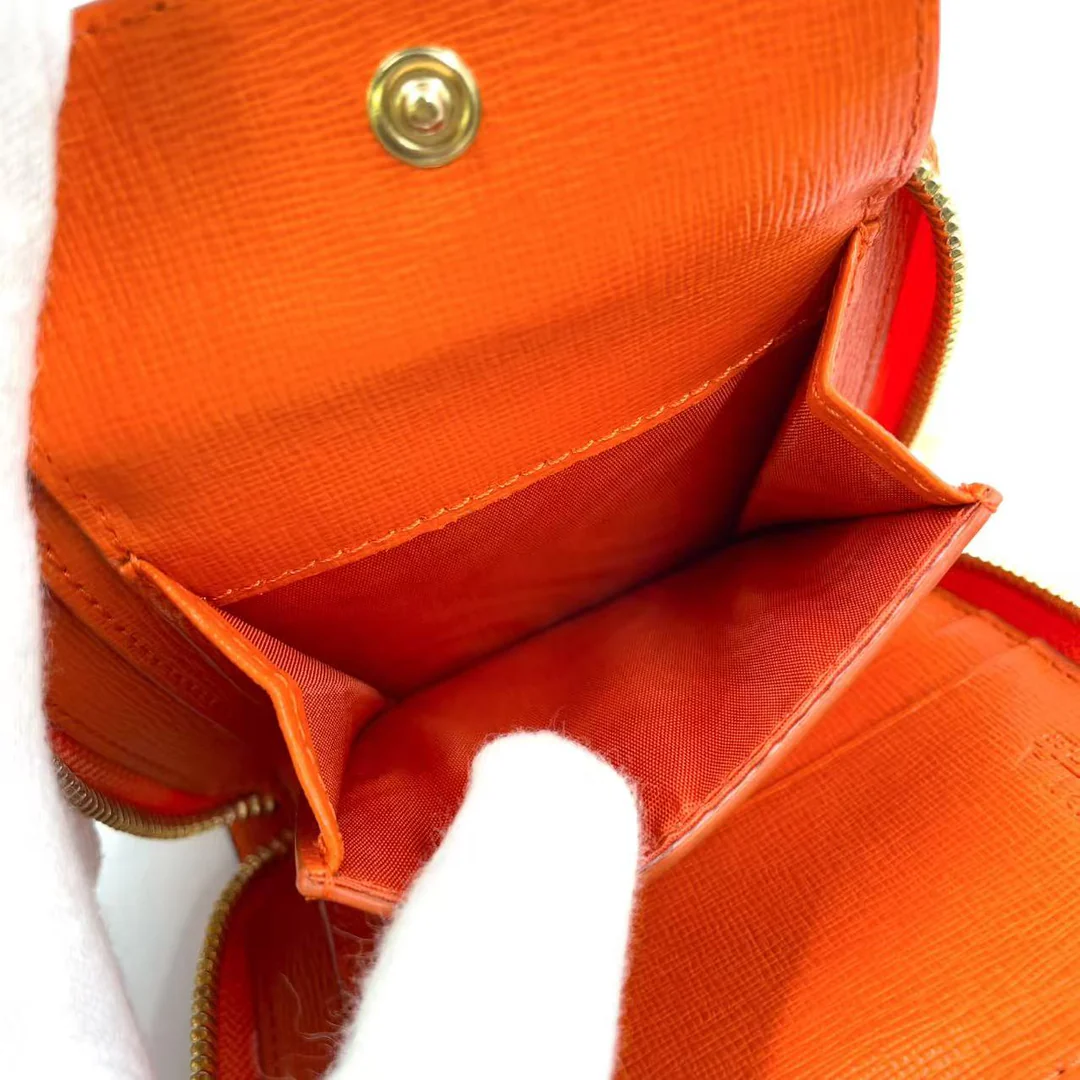 Furla - Orange Bifold Ledergeldbörse