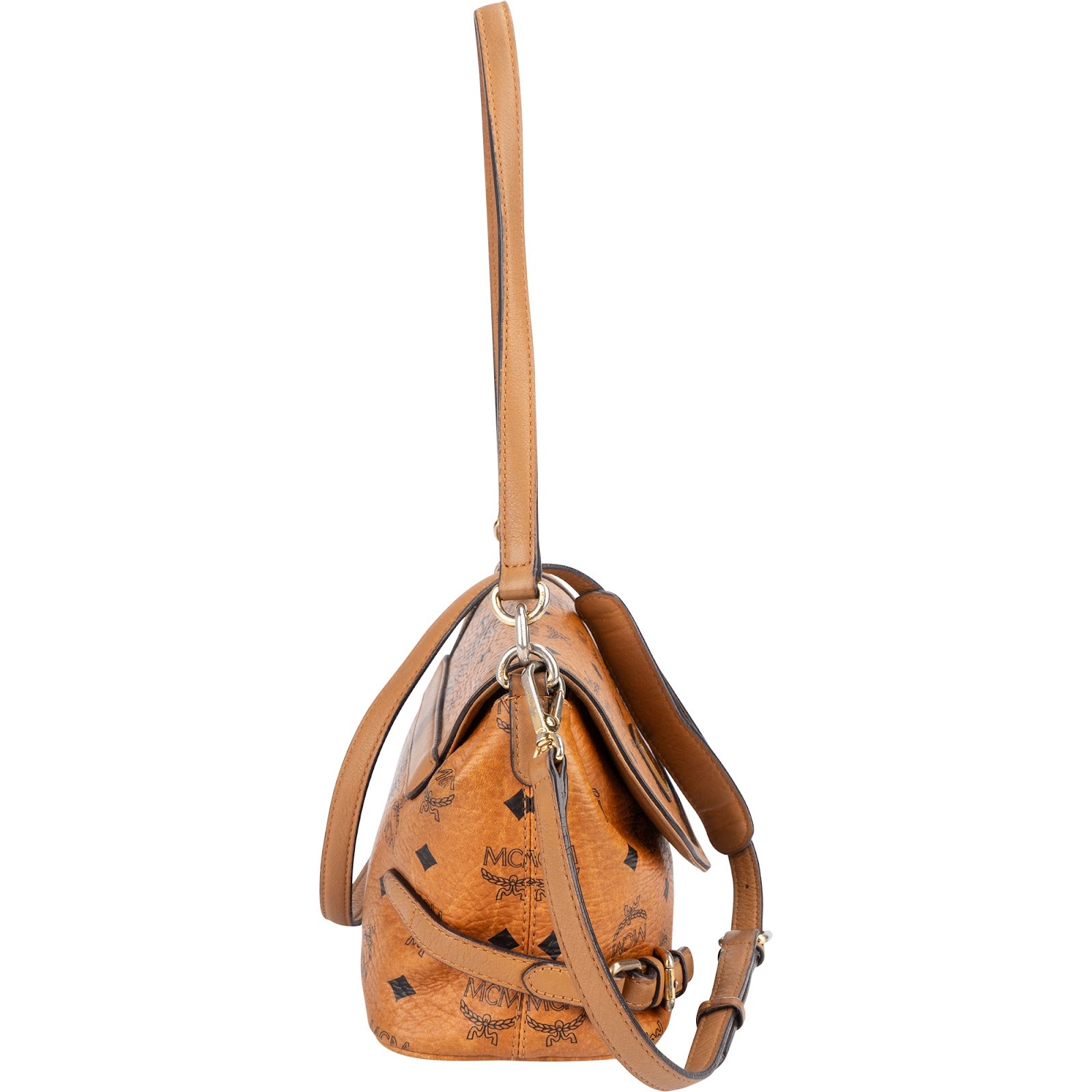 Sac à bandoulière MCM Monogram Visetos Saddle