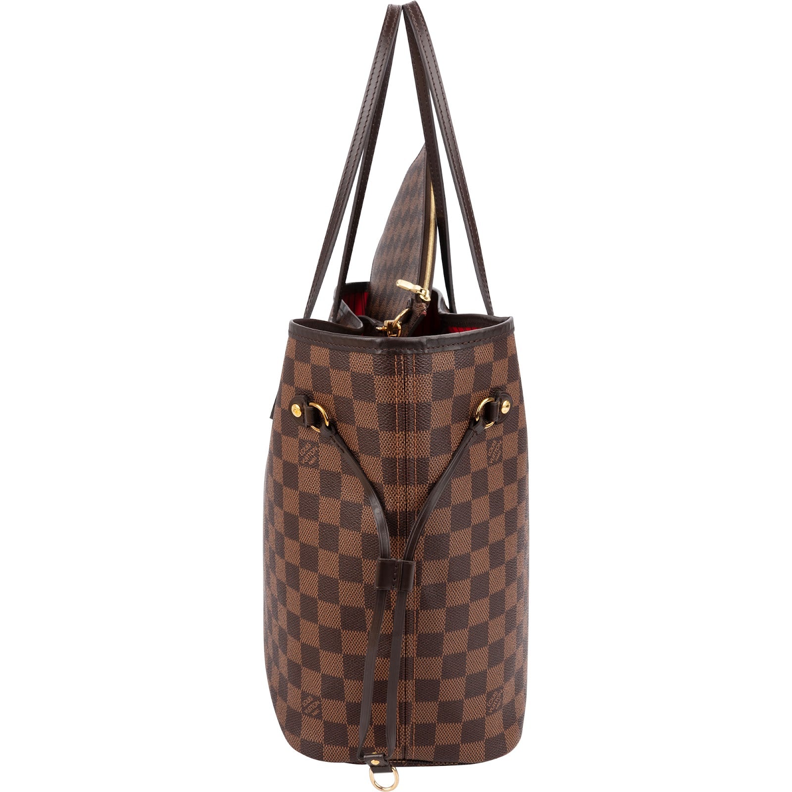 Louis Vuitton Monogram Damier Ebene Neverfull MM Shopper
