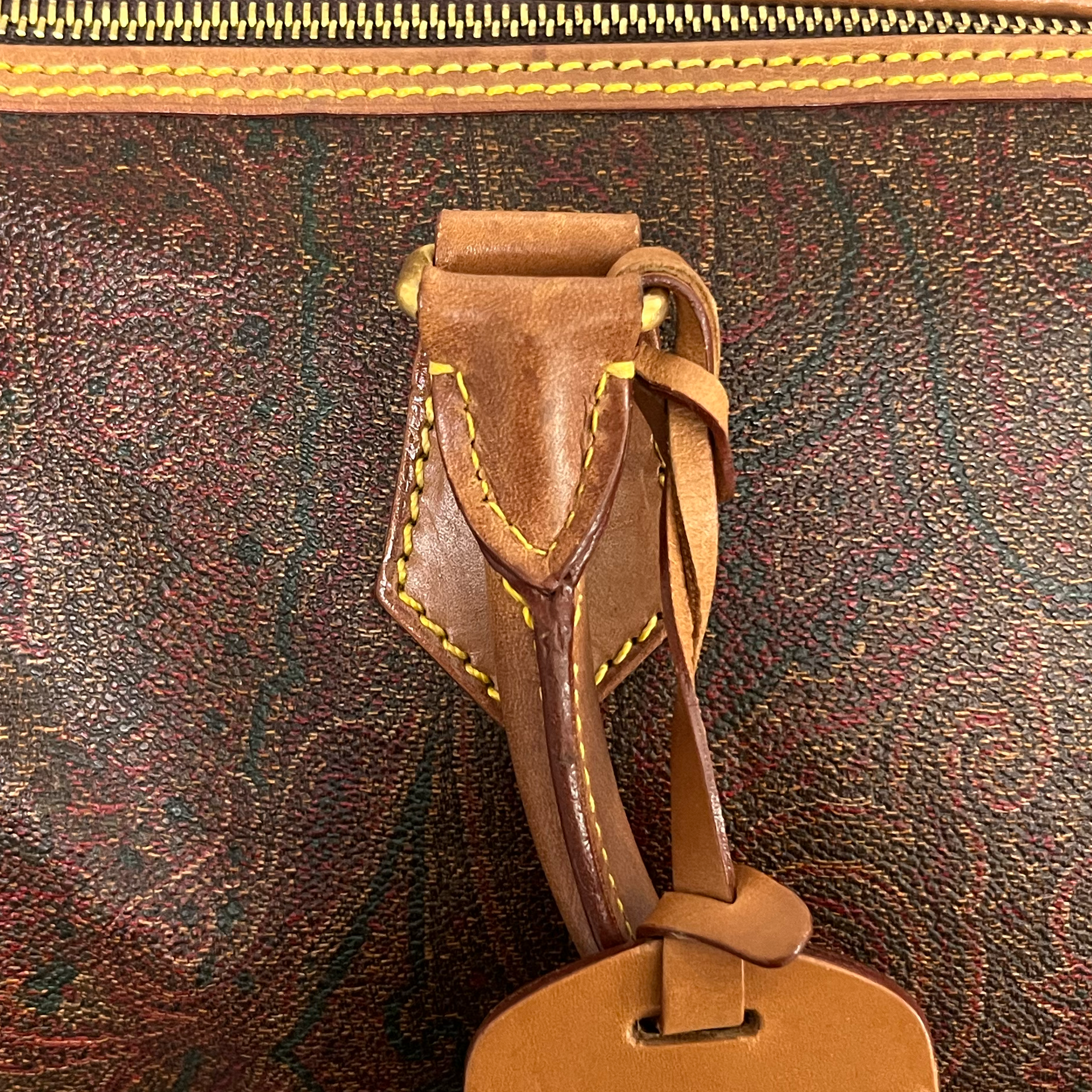 Etro Milano Vintage Paisley 30 Boston Bag