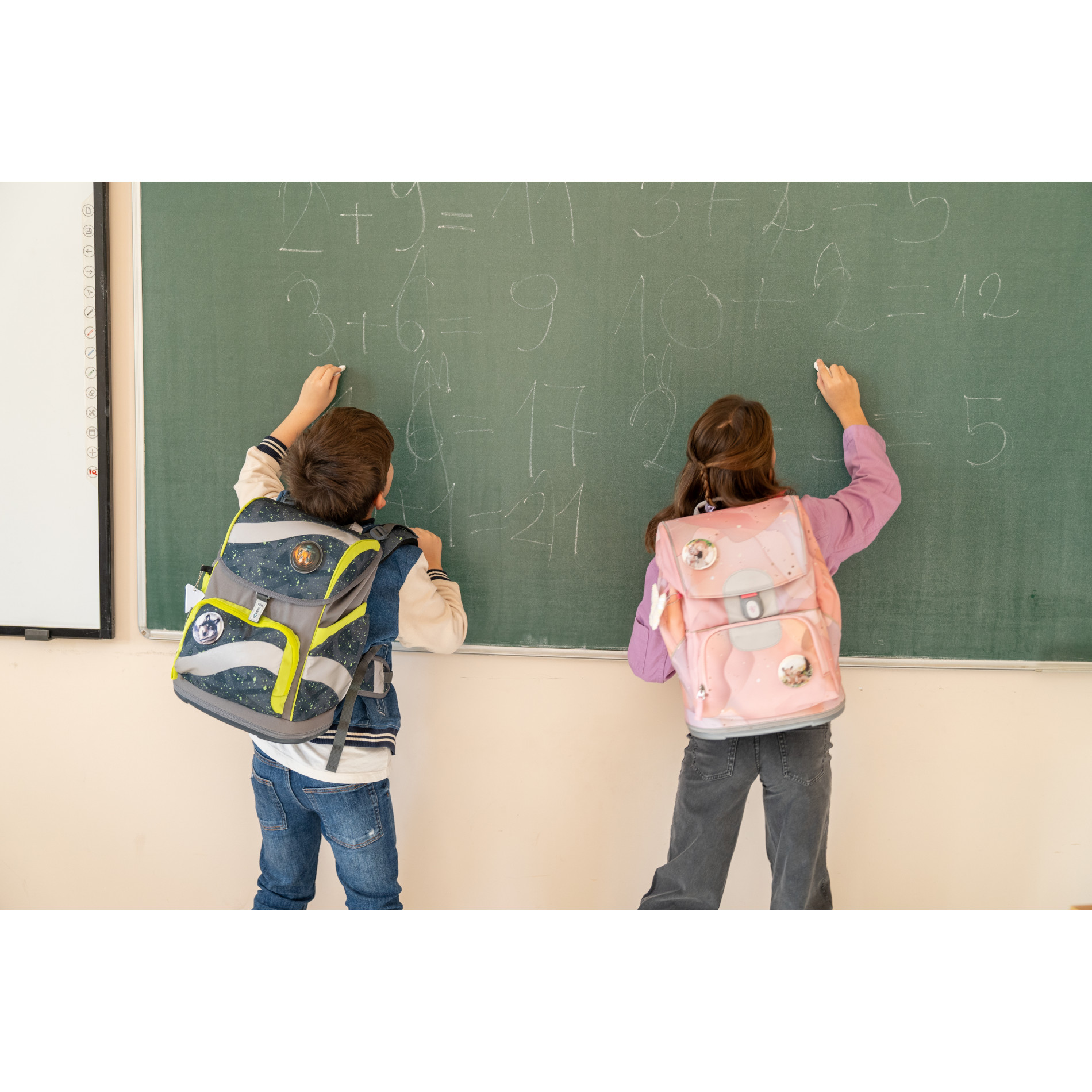 Smarty ergonomisches Schulranzenset 5tlg. - "Green Splash"