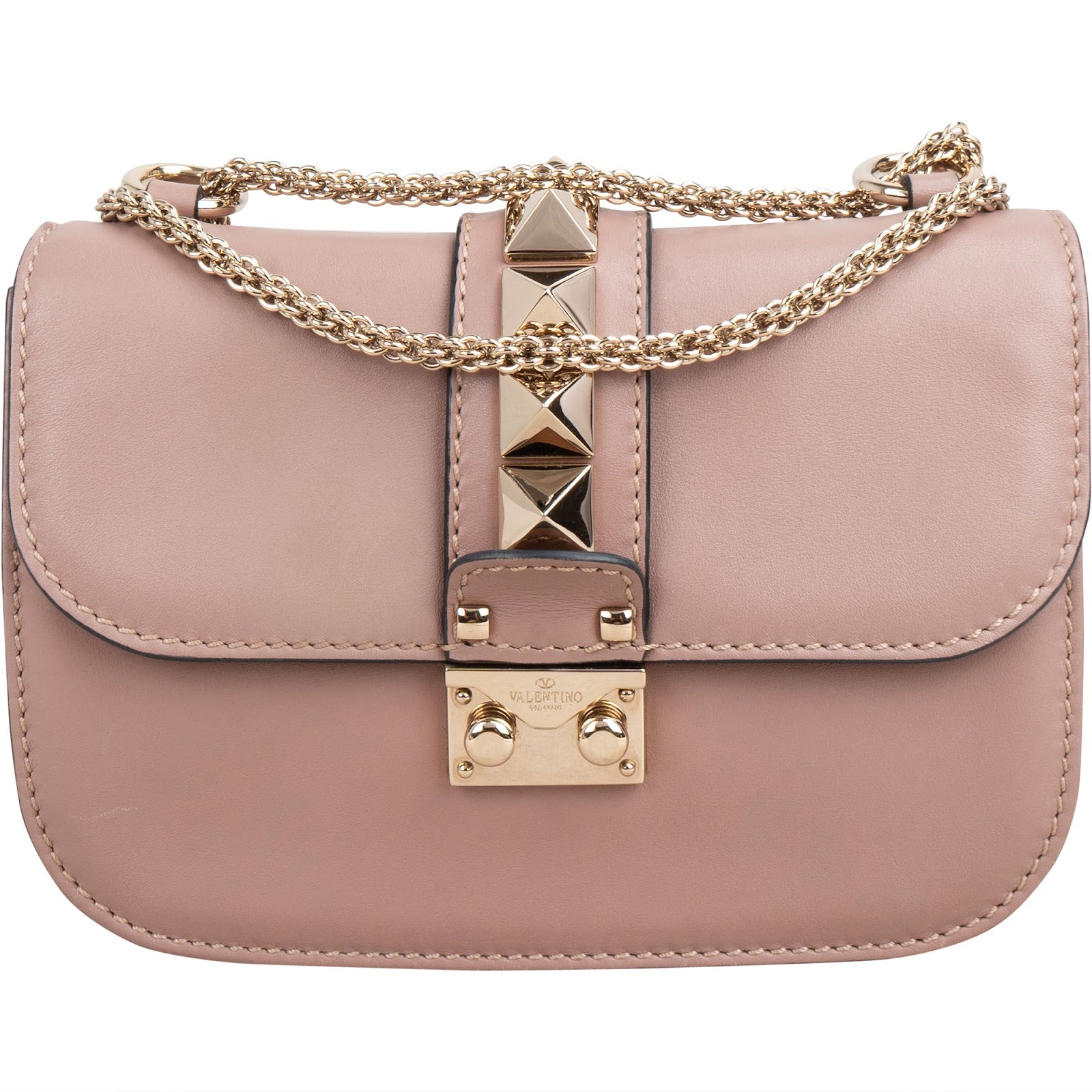 Valentino Garavani Calfskin Rockstud Small Crossbody Bag